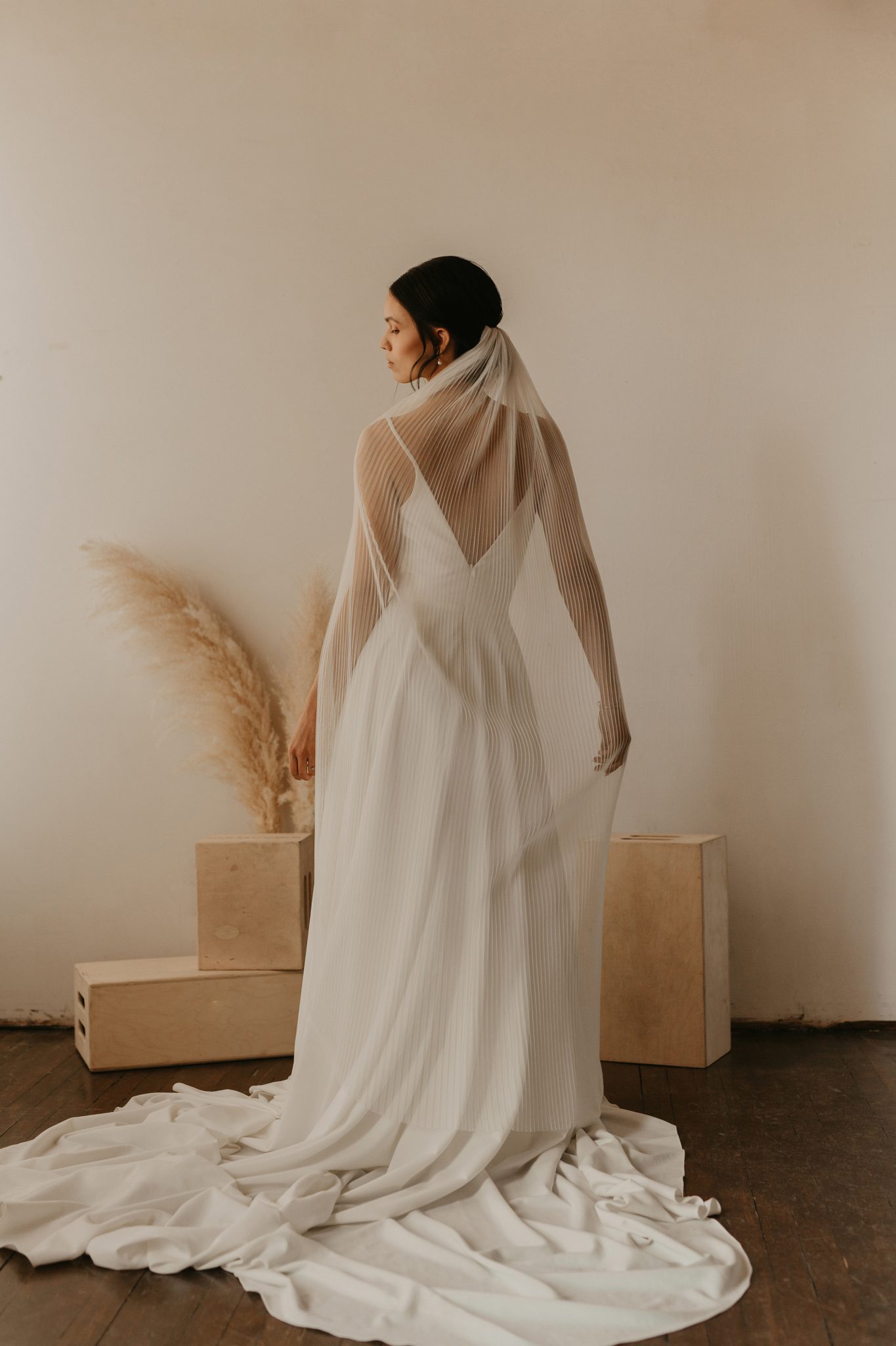Bridal Minimalism Feature on Bronte Bride: Delica Bridal Shares All About New Bridal Trends & Dress Shopping During Covid, wedding dress shopping, boho bridal, bridal veil
