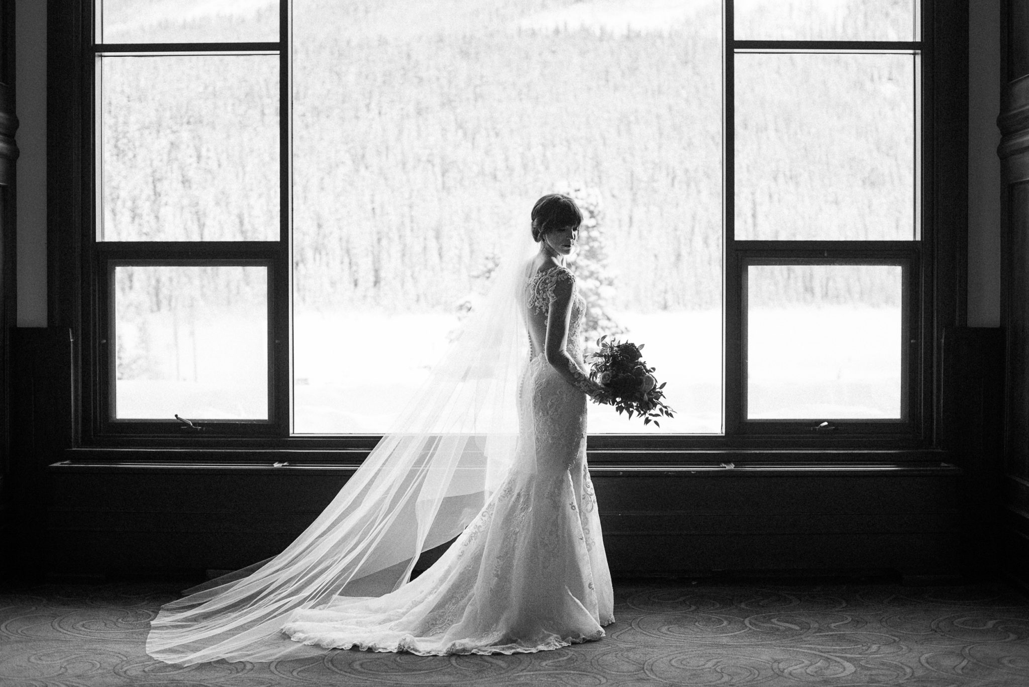 Be My Valentine: A Romantic Valentine's Day Wedding at Chateau Lake Louise - featured on the Bronte Bride Blog