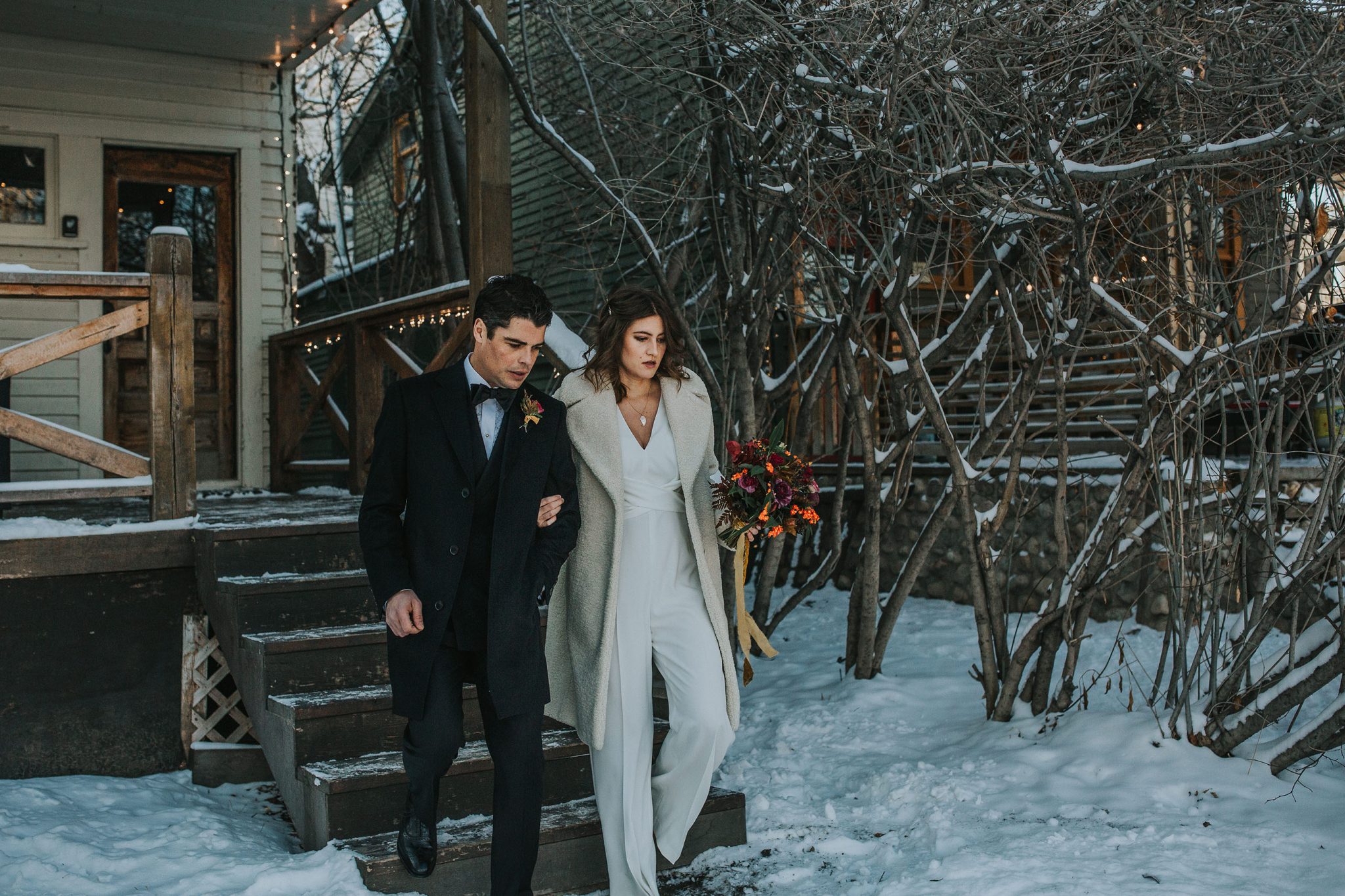 Simple Intimate Calgary Elopemen - wedding featured on Bronte Bride, Elopement Calgary, City Elopement, Simple Wedding