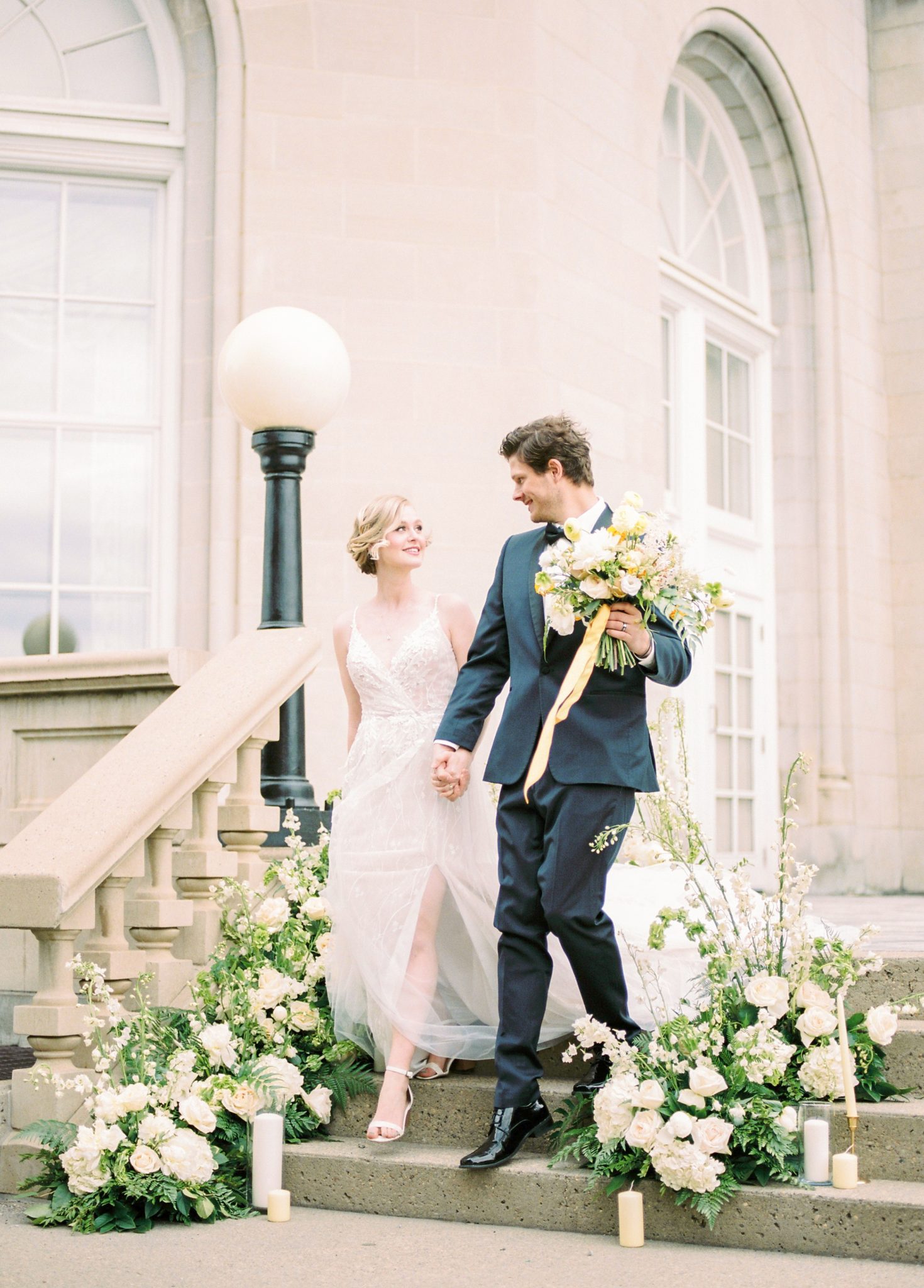 Romantic and Whimsical Yellow Wedding Inspiration at The Fairmont Hotel in Edmonton - featured on the Bronte Bride Blog
