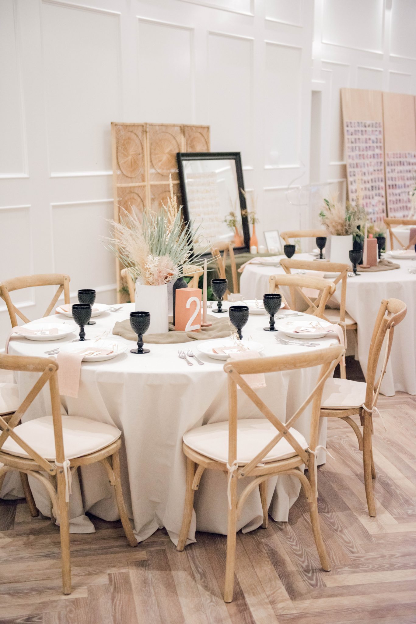 Tropical Meets Celestial in This Calgary Wedding Reception at Flores & Pine - featured on Bronte Bride