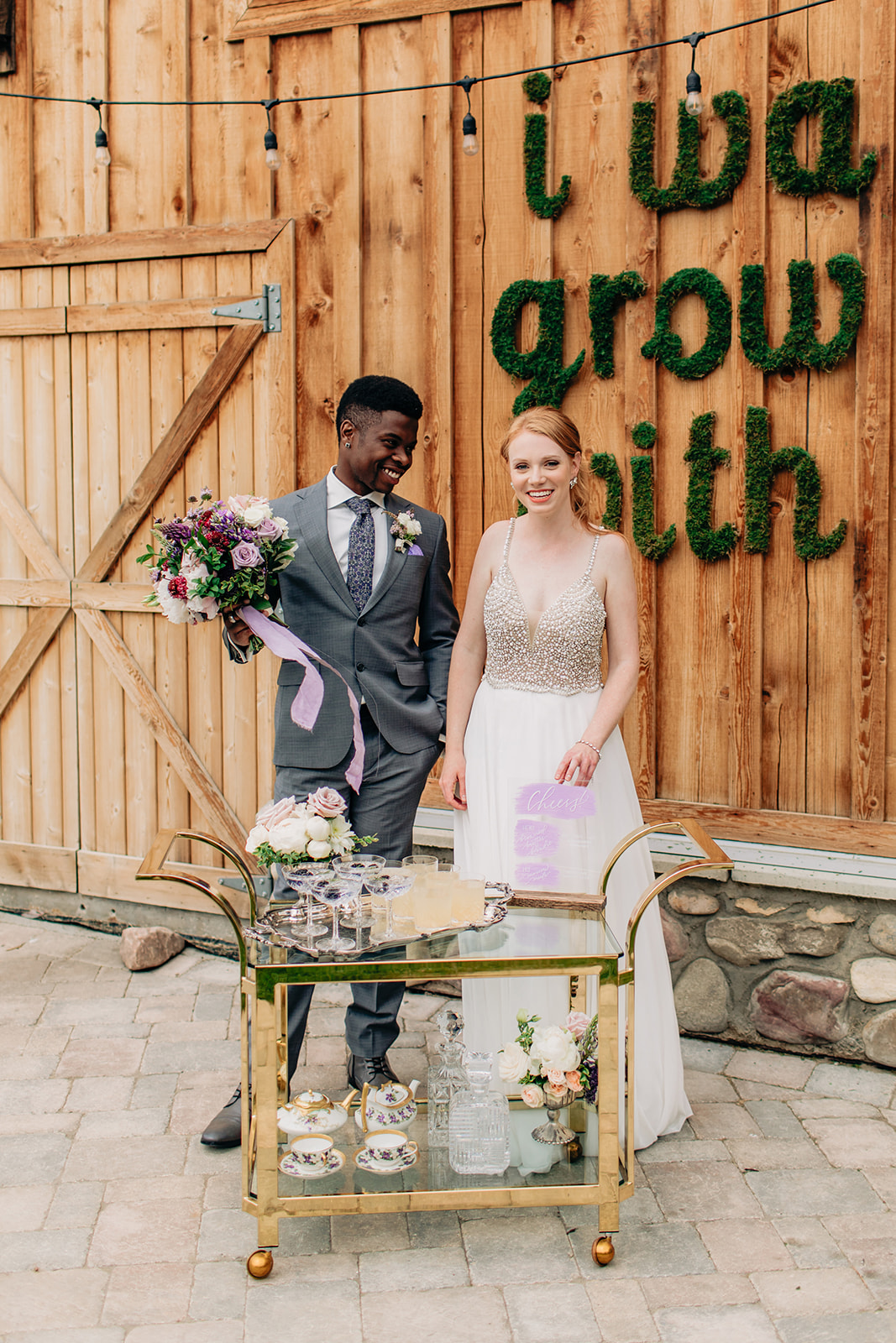Purple Garden Inspiration at The Coutts Centre - wedding inspiration featured on Bronte Bride
