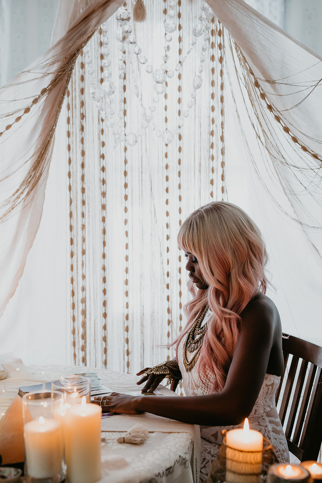 The Oracle at Conquist House // A Haunted Halloween Inspiration Shoot - featured on Bronte Bride