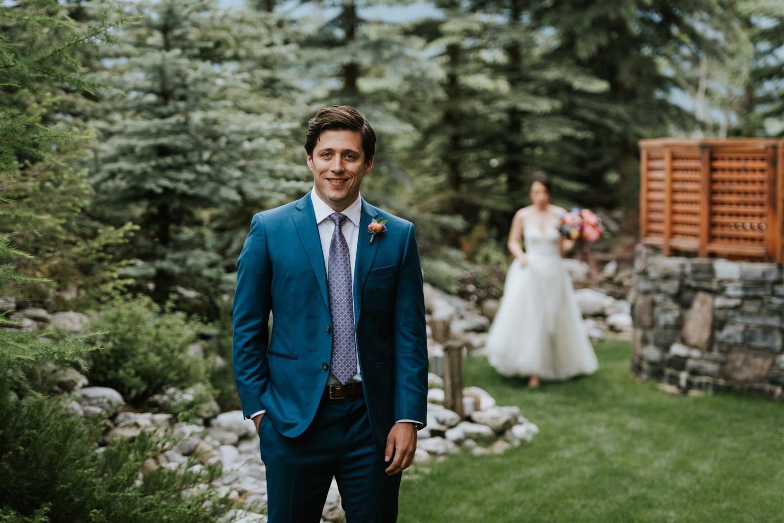 Intimate Mountaintop Wedding in Canmore With Colourful Wildflowers - featured on the Bronte Bride Blog