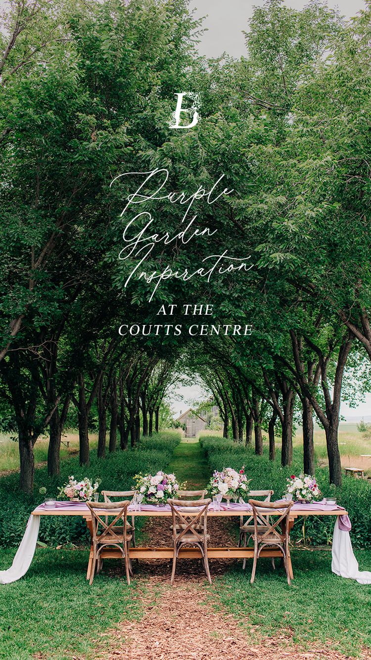 Purple Garden Inspiration at The Coutts Centre - Purple Wedding Inspiration on Bronte Bride