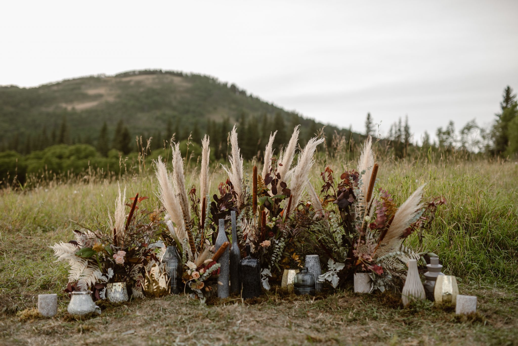 Earthy and Eclectic Moroccan Elopement at Big Horn Lookout featured on Brontë Bride - eclectic elopement, elopement inspiration, alberta elopement