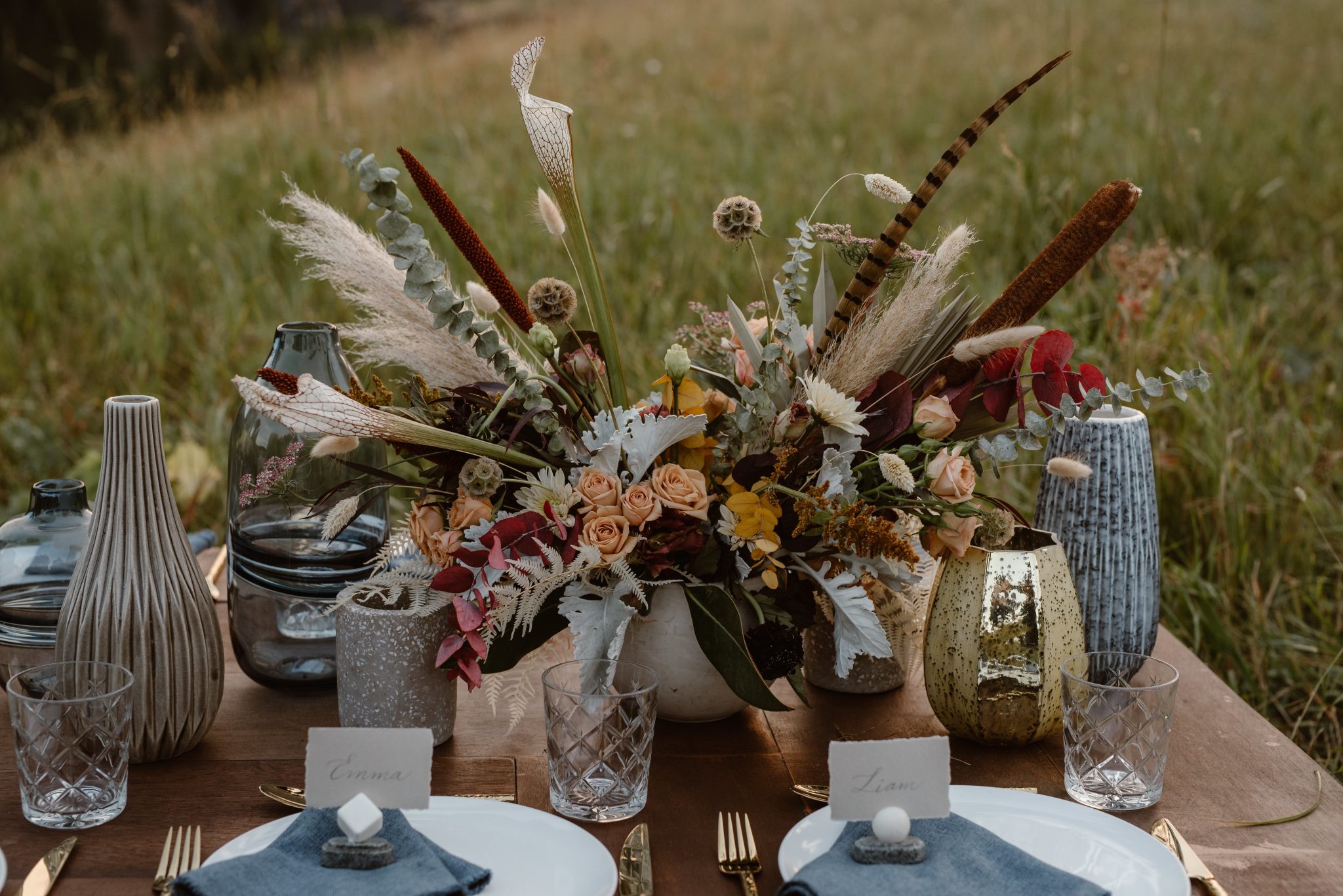 moroccan inspired, tablescape, eclectic wedding
