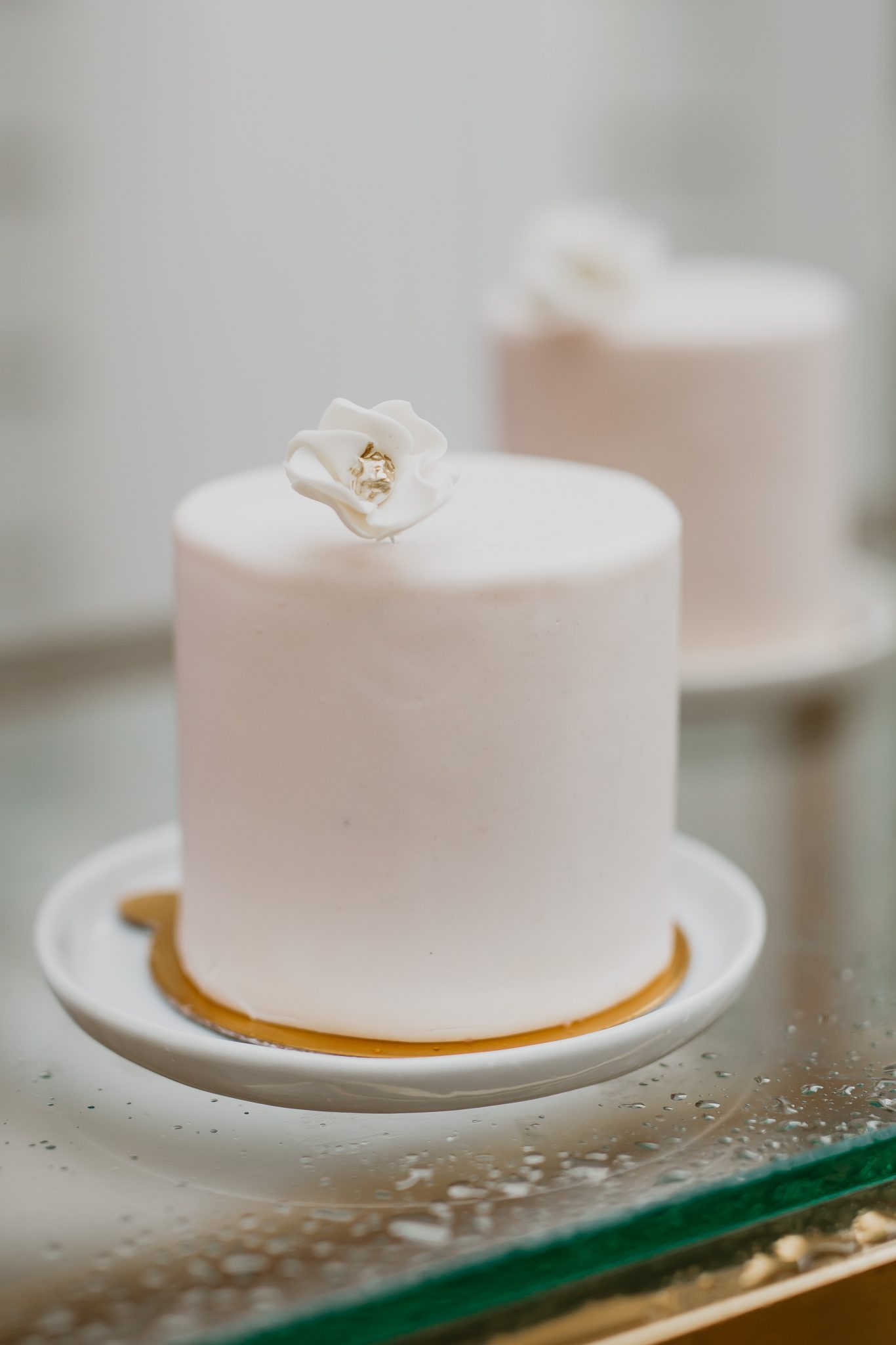 mini wedding cake, wedding cake, modern blush wedding