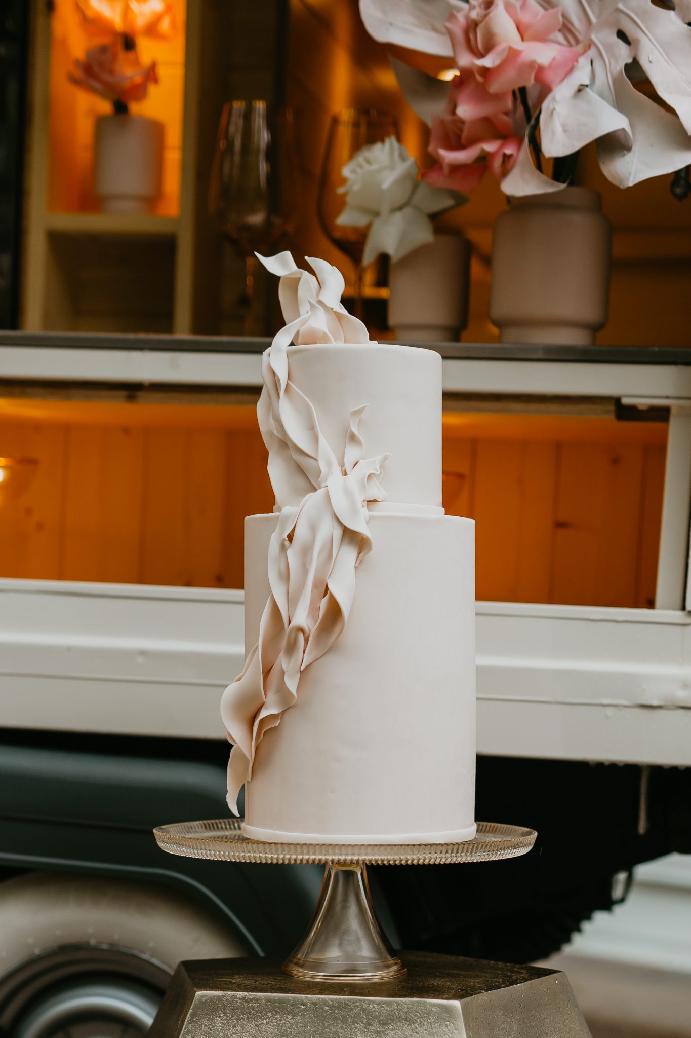 wedding cake, blush wedding, modern wedding