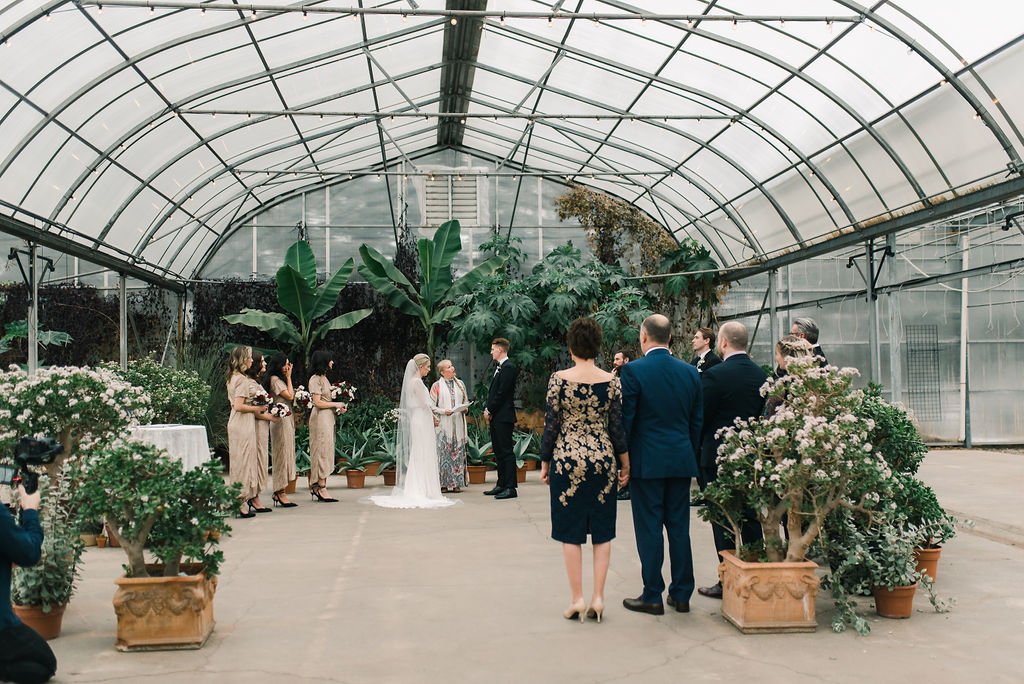 Greenhouse Wedding Ceremony