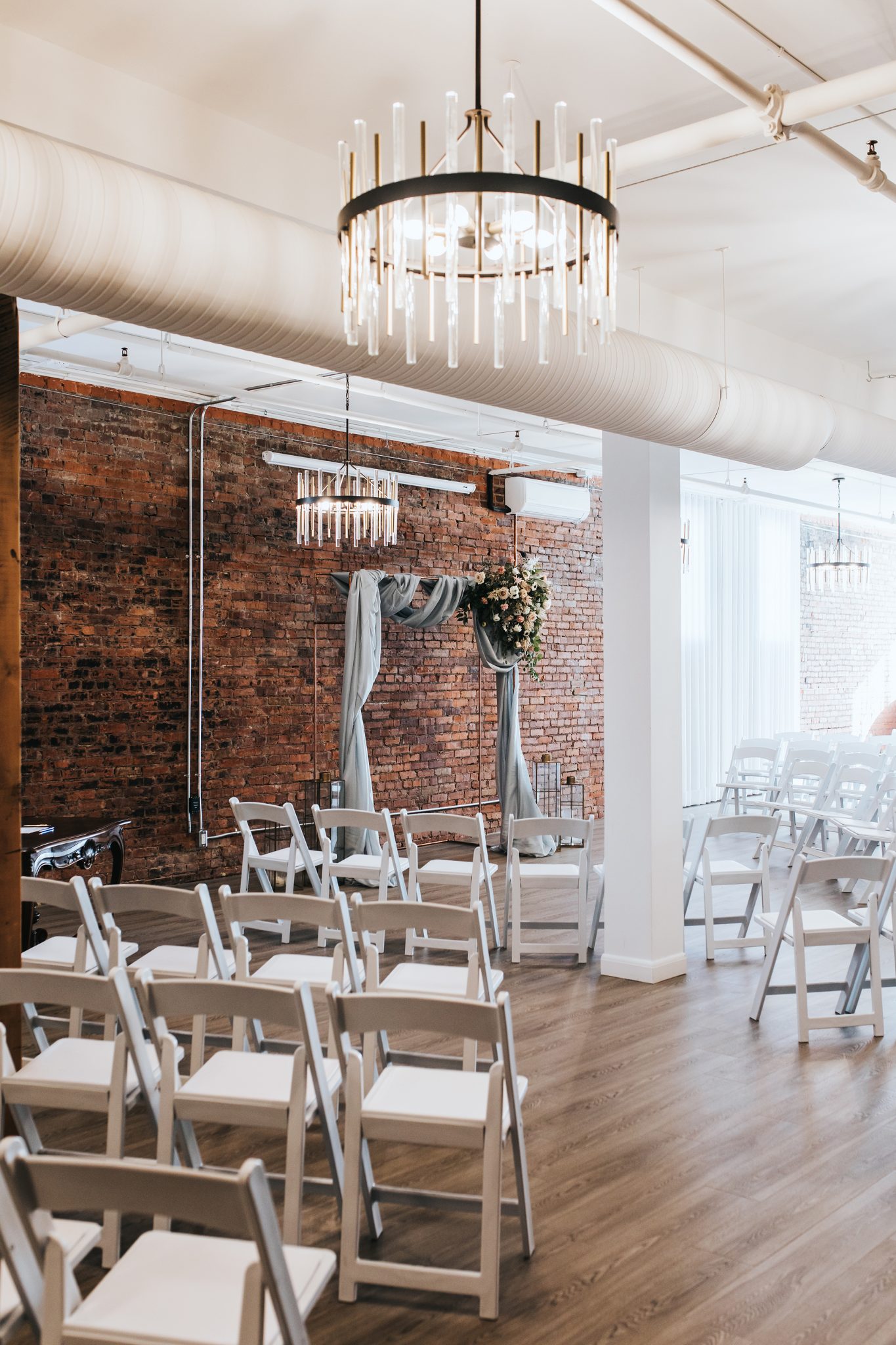This Couple Decided To Split Up Their Celebrations with A Double-Header Wedding at Venue 308 Featured on Brontë Bride, wedding ceremony, indoor wedding
