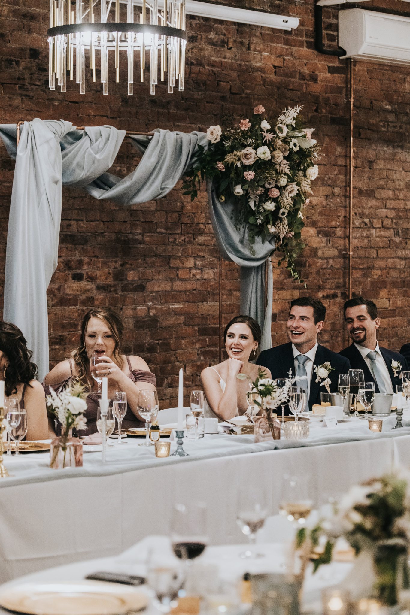 This Couple Decided To Split Up Their Celebrations with A Double-Header Wedding at Venue 308 Featured on Brontë Bride, covid wedding, reception decor