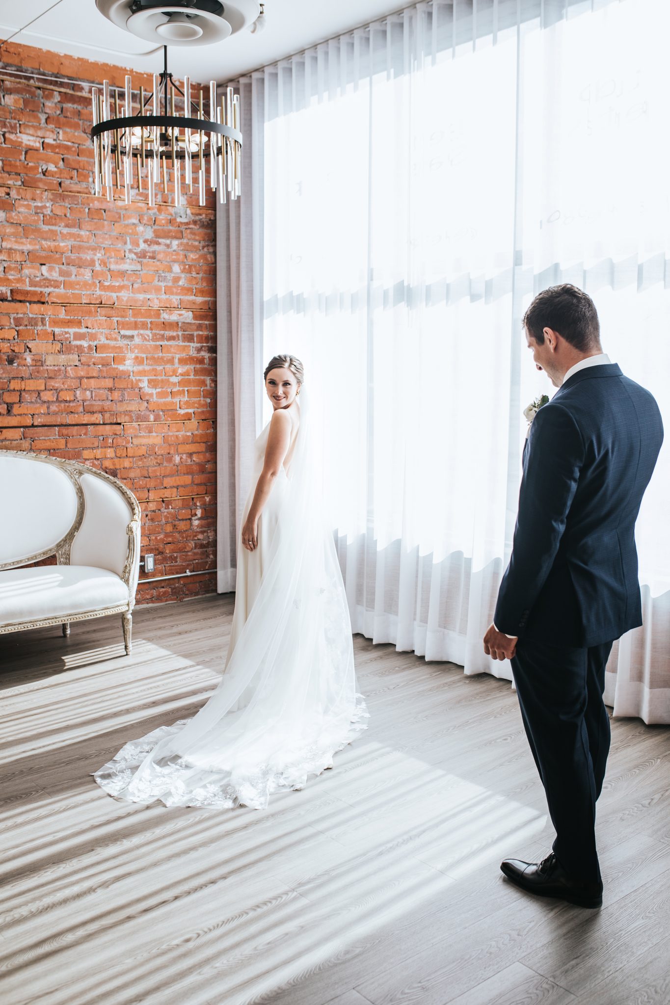 Wedding at Venue 308, first look, bridal inspiration