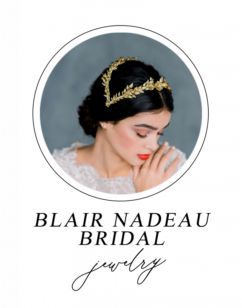 Brontë Bride Community // Canadian Wedding Vendors - Blair Nadeau Bridal, Brampton Wedding Jewelry