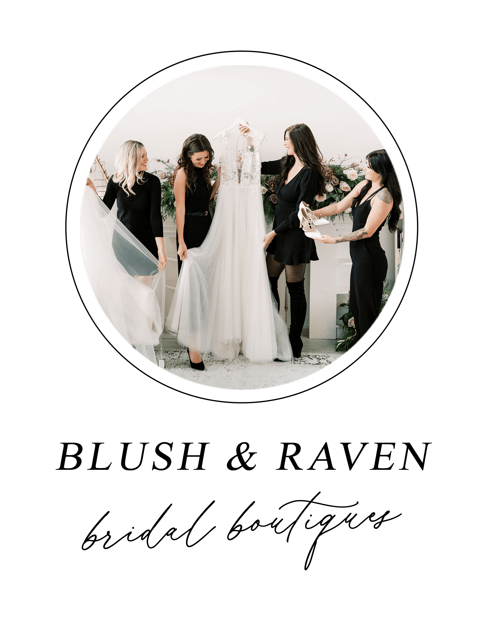 Brontë Bride Community // Canadian Wedding Vendors - Blush and Raven, Calgary Bridal Boutique