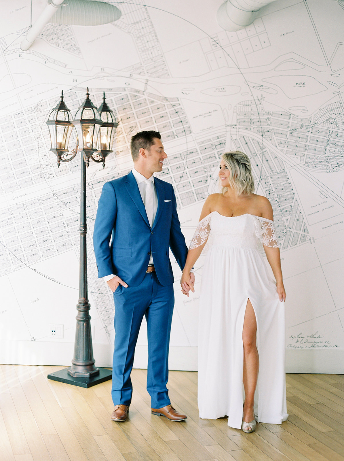 Craving a Paris Getaway? This Parisian Wedding Inspiration Will Transport You To a Quaint Town In France Featured by Brontë Bride, blue wedding palette, groom attire
