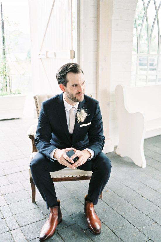 Minimal and Modern Ceremony featuring a Show-Stopping Pampas Setup with ...