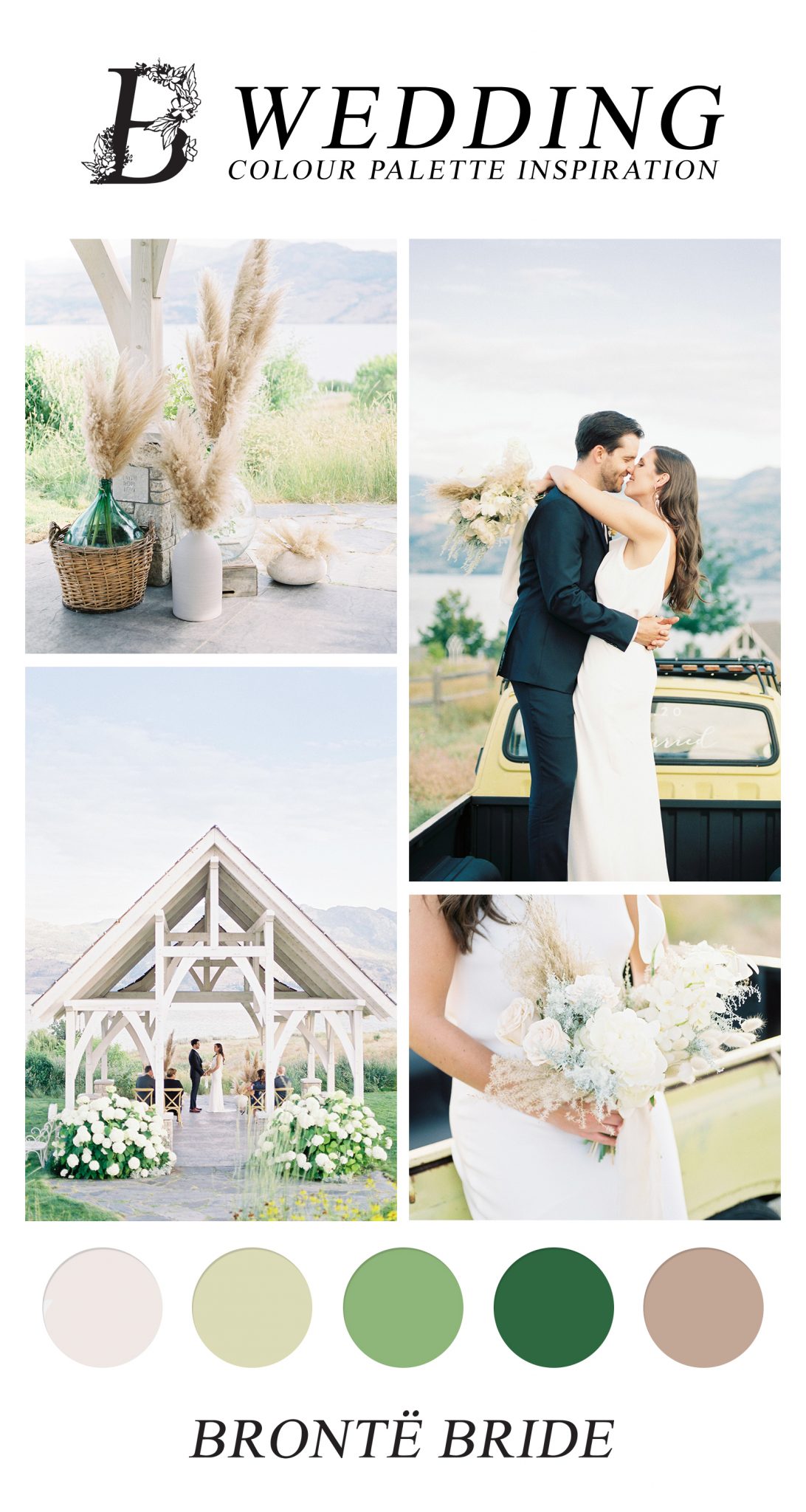 Okanagan Wedding BC - modern summer wedding colour inspiration