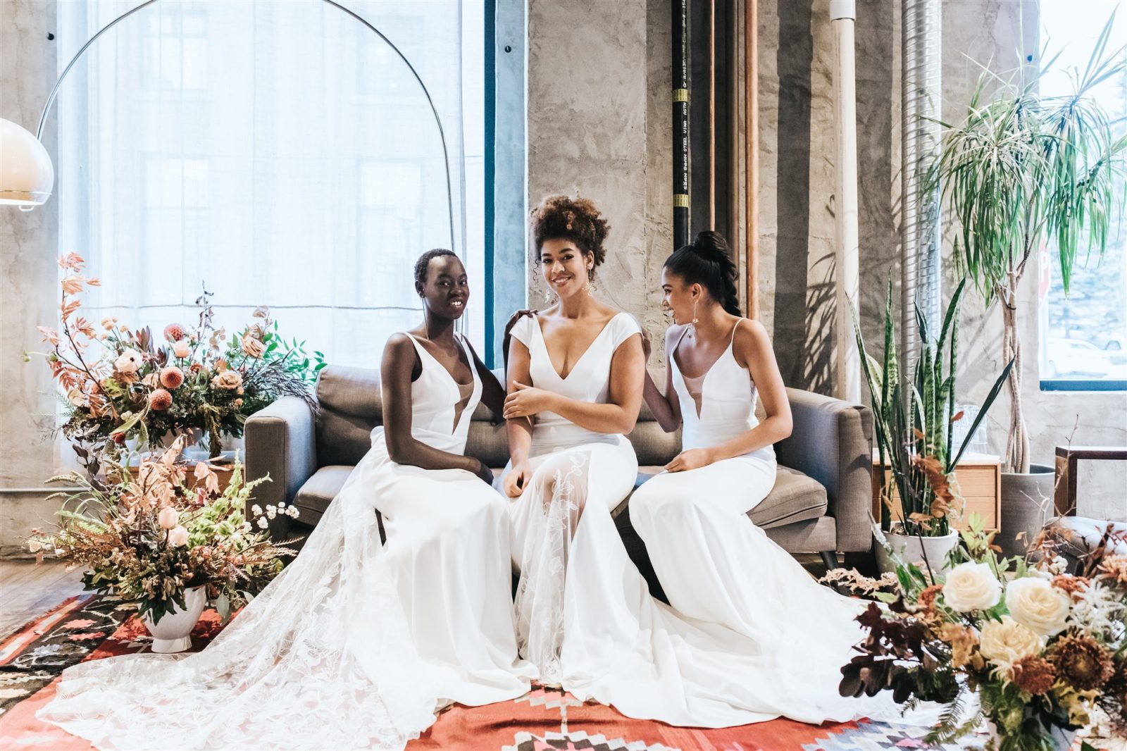 Wild, earthy and organic bridal style inspiration with chic and sexy gowns by Anais Anette