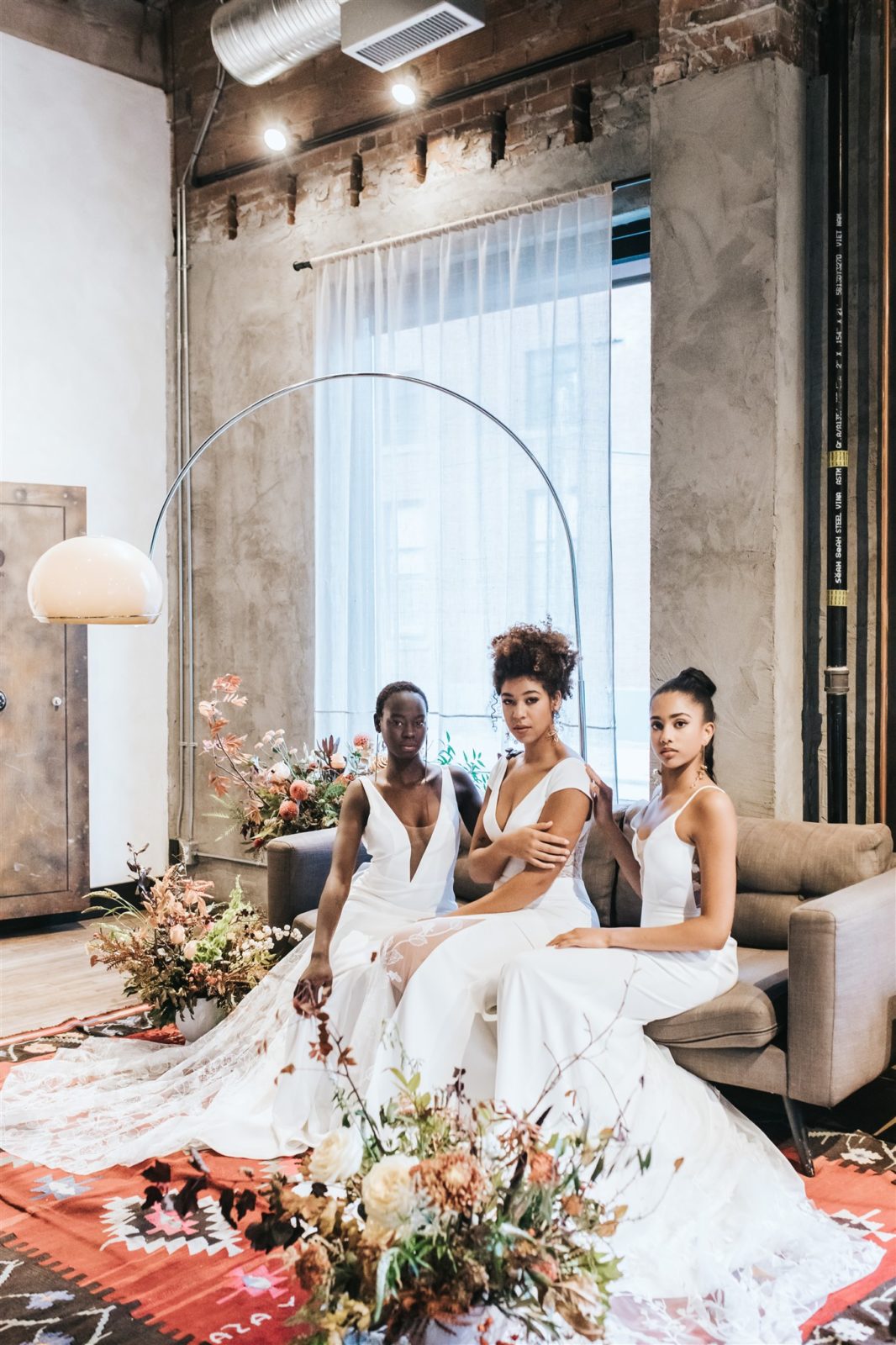 Chic and sexy bridal inspiration for a wild and organic wedding style