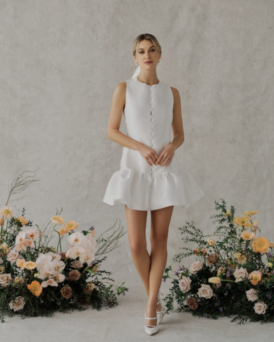 Courthouse wedding dress inspiration from Alexandra Grecco