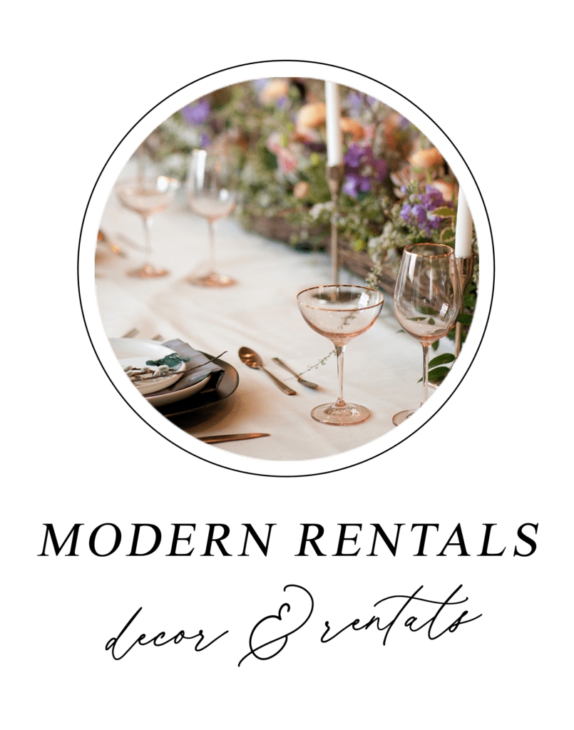 Brontë Bride Community // Canadian Wedding Vendors - Modern Rentals, Calgary Wedding Decor and Rentals