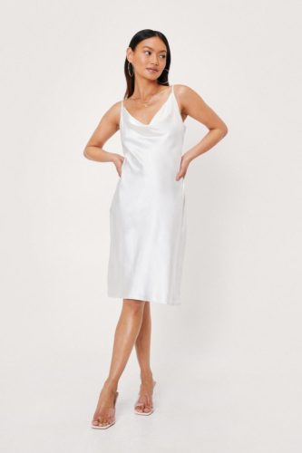 Sexy satin midi perfect for your bachelorette party 