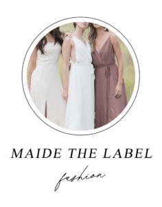 Brontë Bride Community // Canadian Wedding Vendors - Maide the Label, Calgary Wedding Fashion