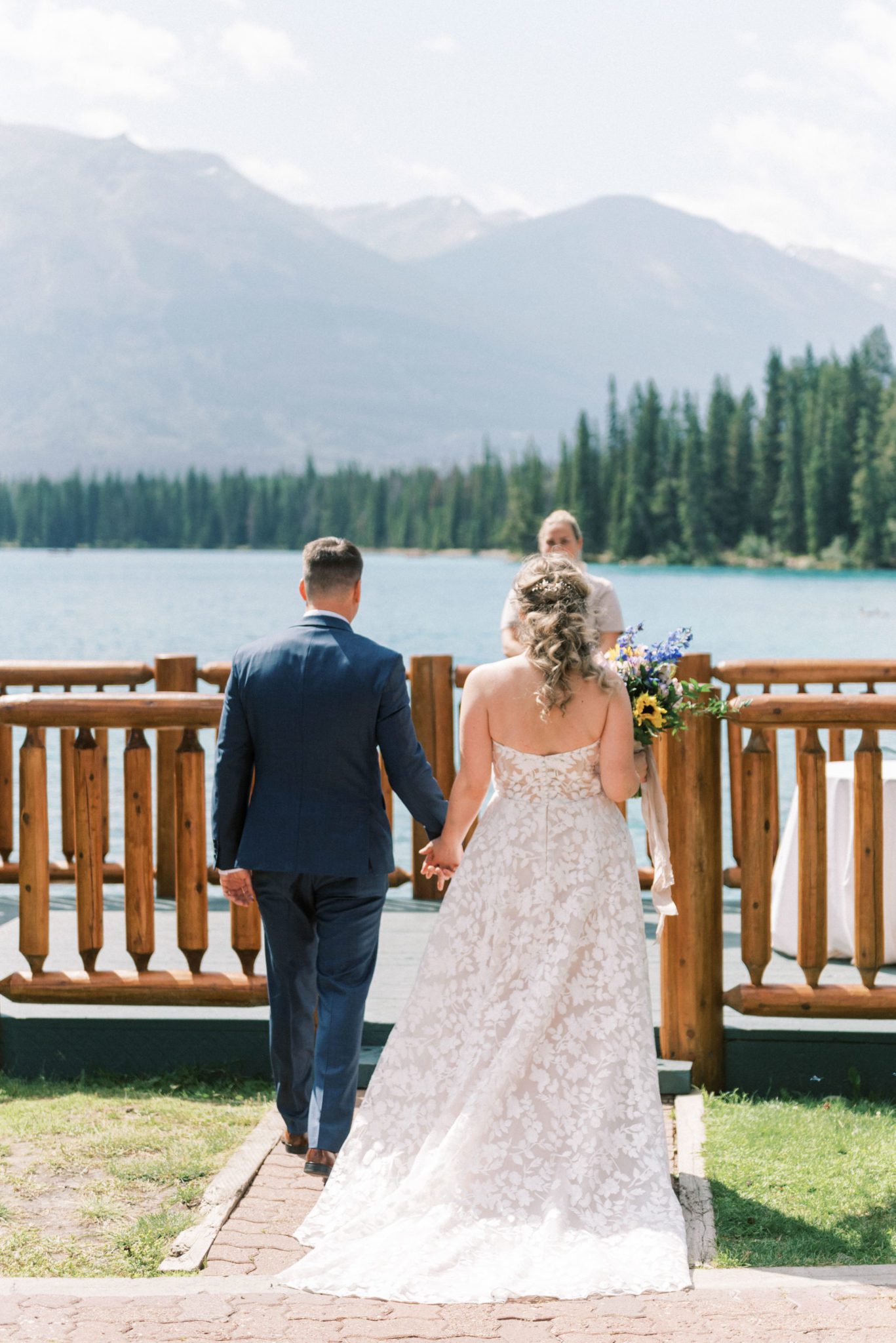 Getting Ready Together Never Looked So Good! An Intimate Mountain Elopement at the Fairmont Jasper Park Lodge Featured by Brontë Bride