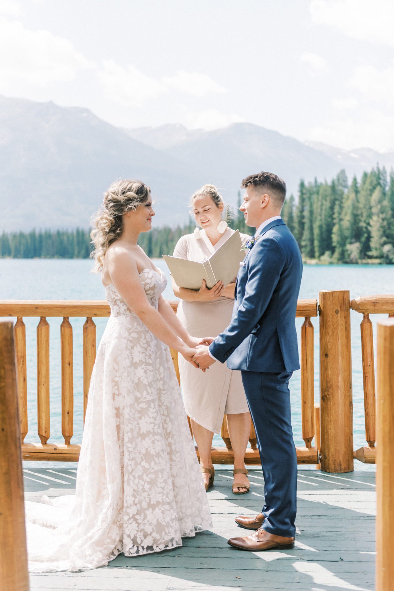 Getting Ready Together Never Looked So Good! An Intimate Mountain Elopement at the Fairmont Jasper Park Lodge Featured by Brontë Bride