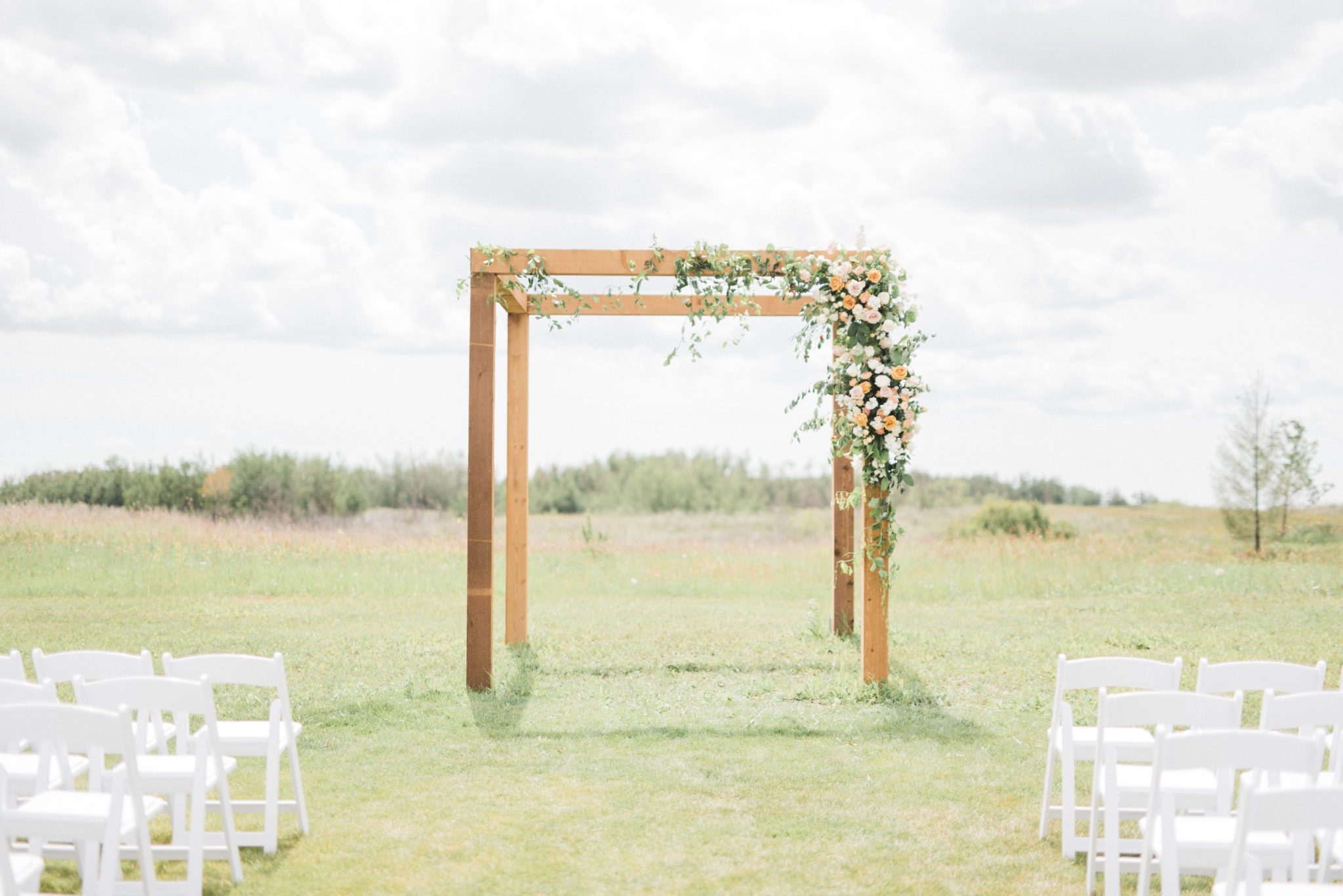 Timeless Details in Cream and Peach in this Classic Wedding at The Barn at Wind's Edge