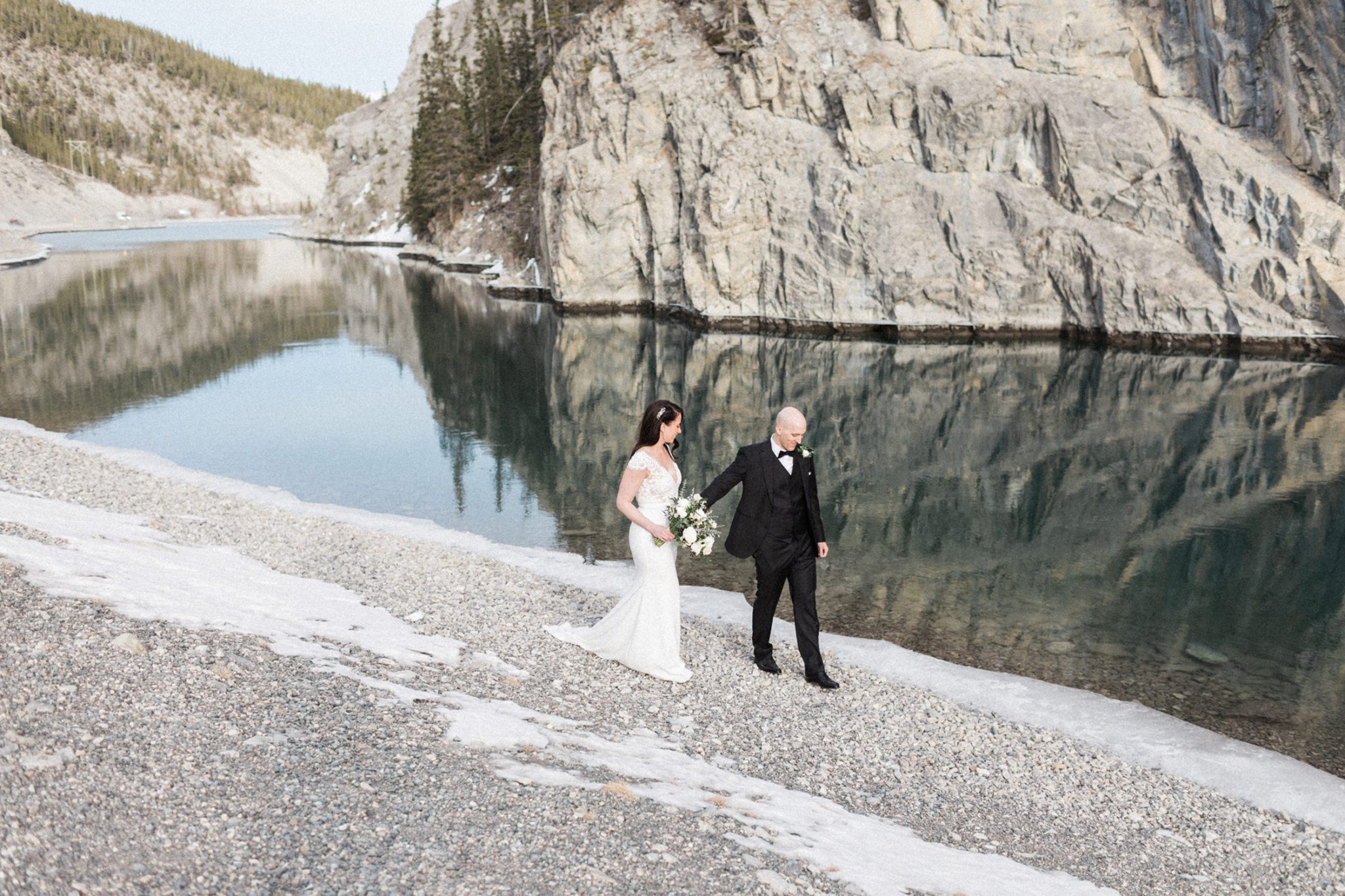 Lakeside portraits in the Canadian Rocky Mountains