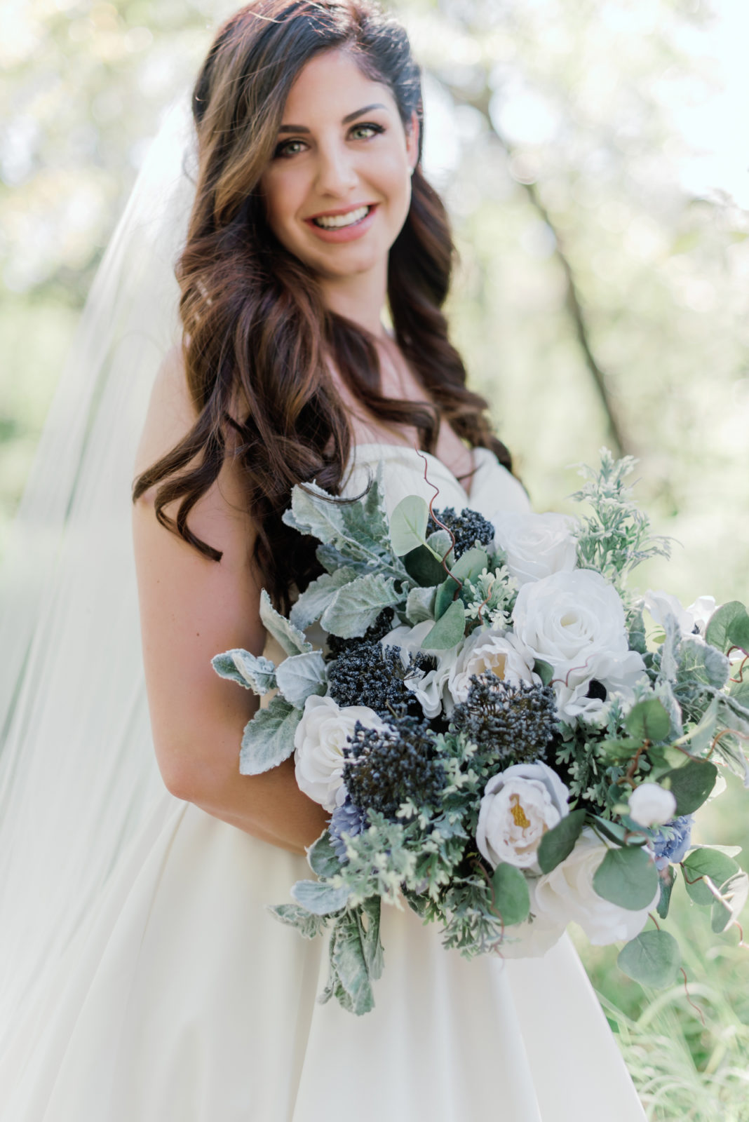 Timeless soft blue and white wedding inspiration