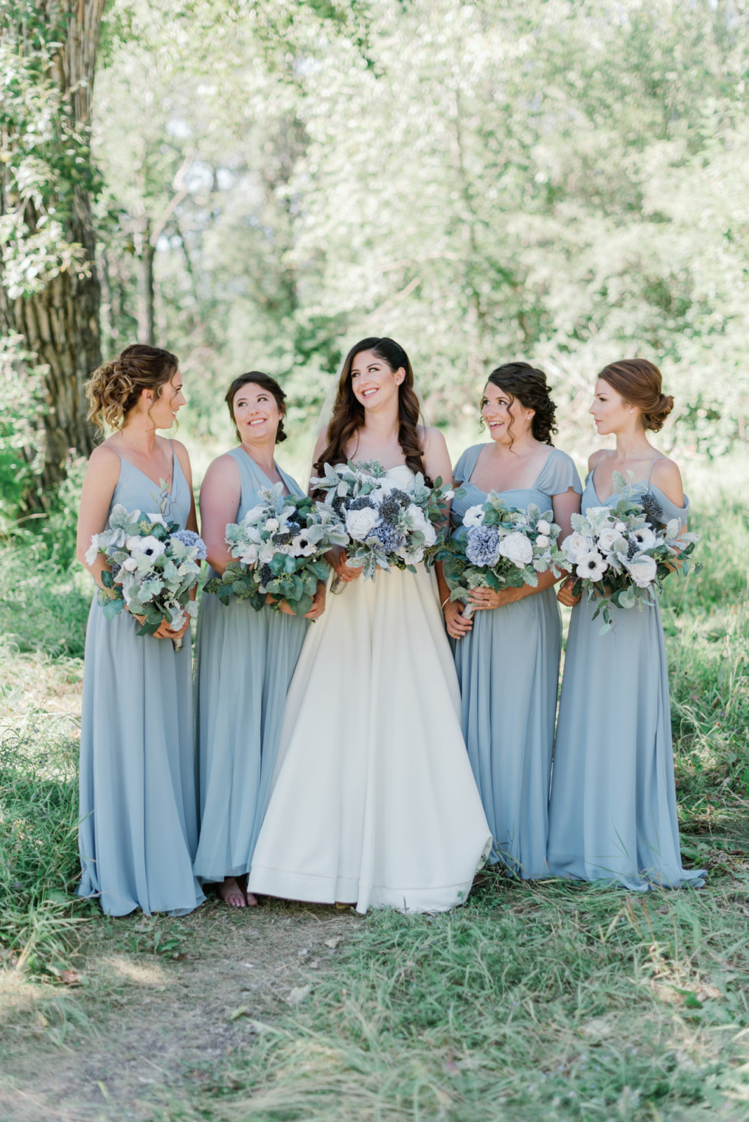 Gardenesque Florals and Soft Blue Details in this Timeless Fine Art Wedding at Rouge Featured by Brontë Bride