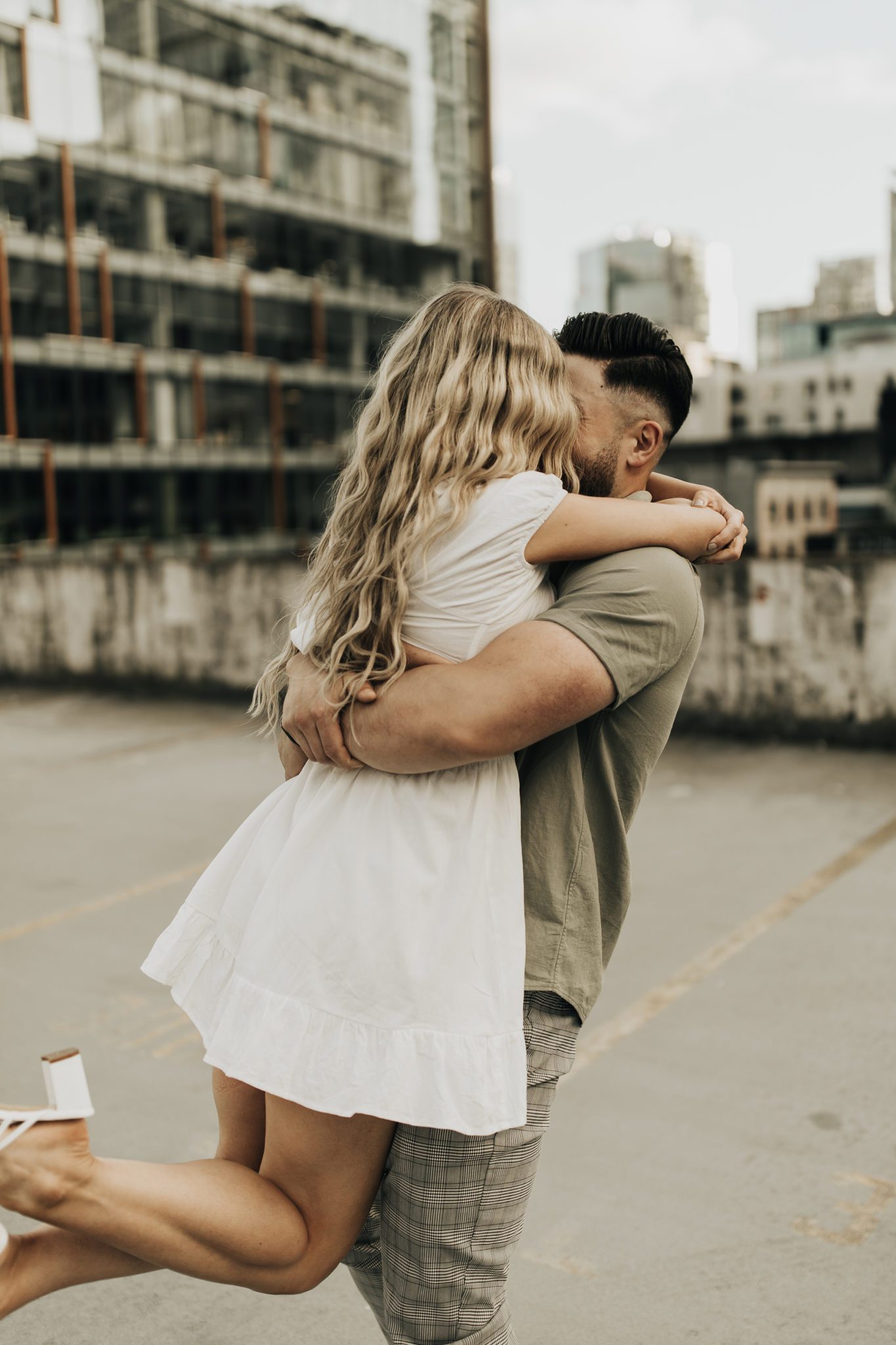 Wardrobe inspiration for your downtown Vancouver engagement session