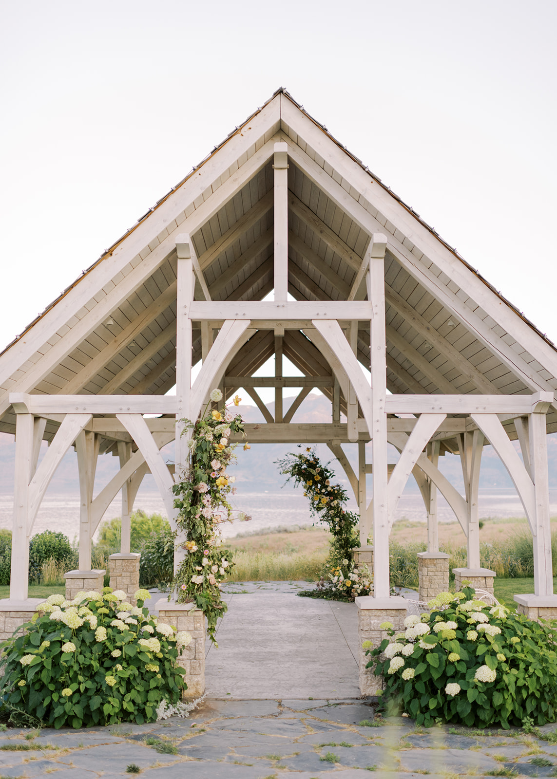 Golden-toned Florals and Black Tie Attire in this Sanctuary Gardens Styled Wedding Inspiration