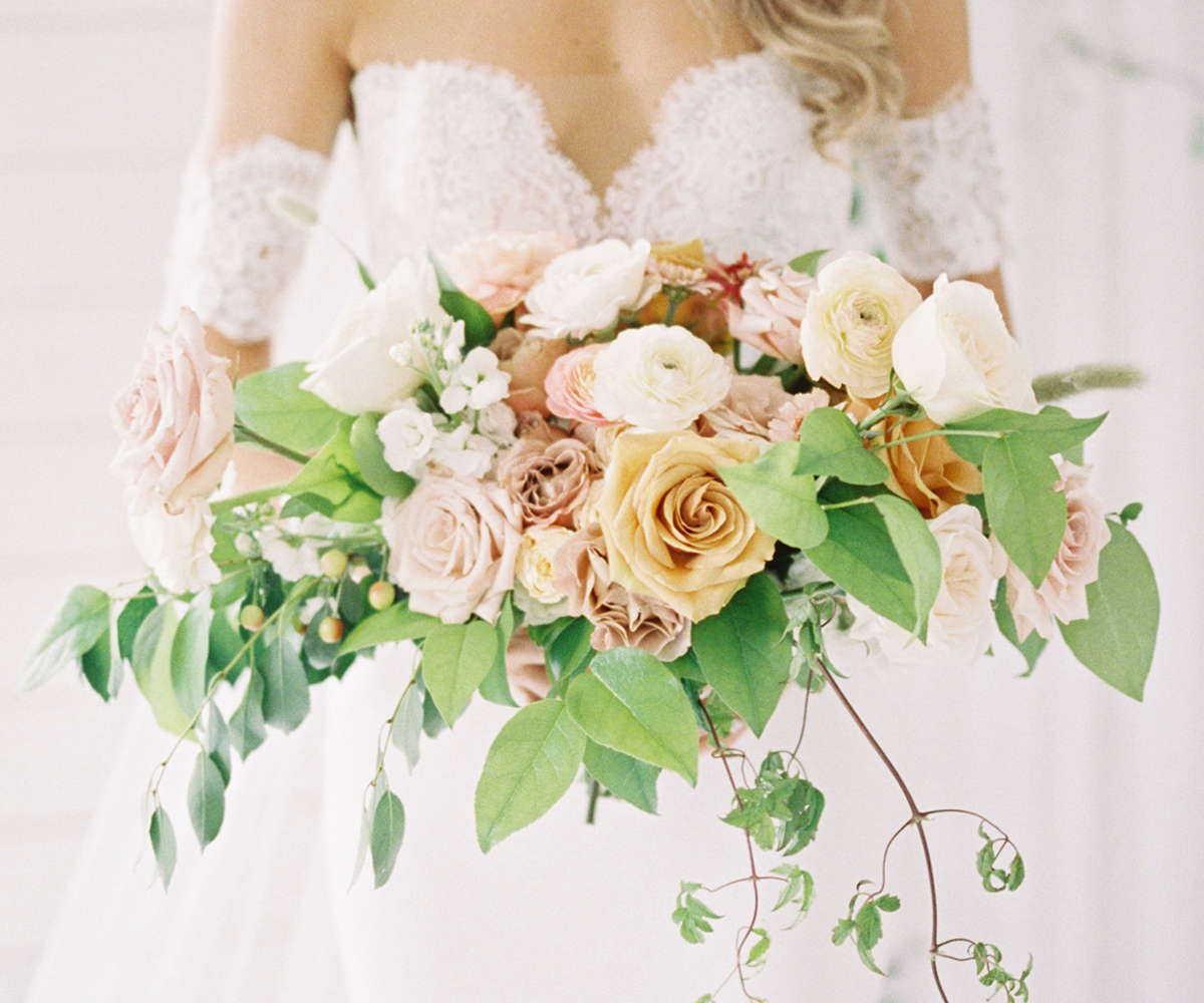 Pastel bridal bouquet inspiration