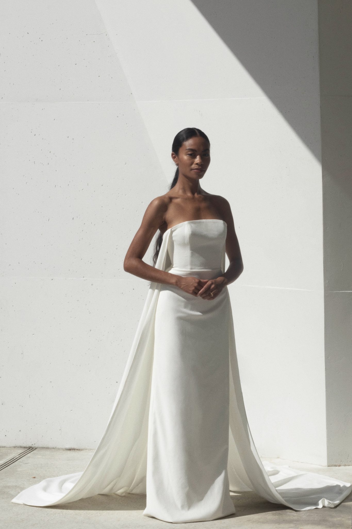 Chic bridal silhouette from Aesling's 2022 wedding dress collection