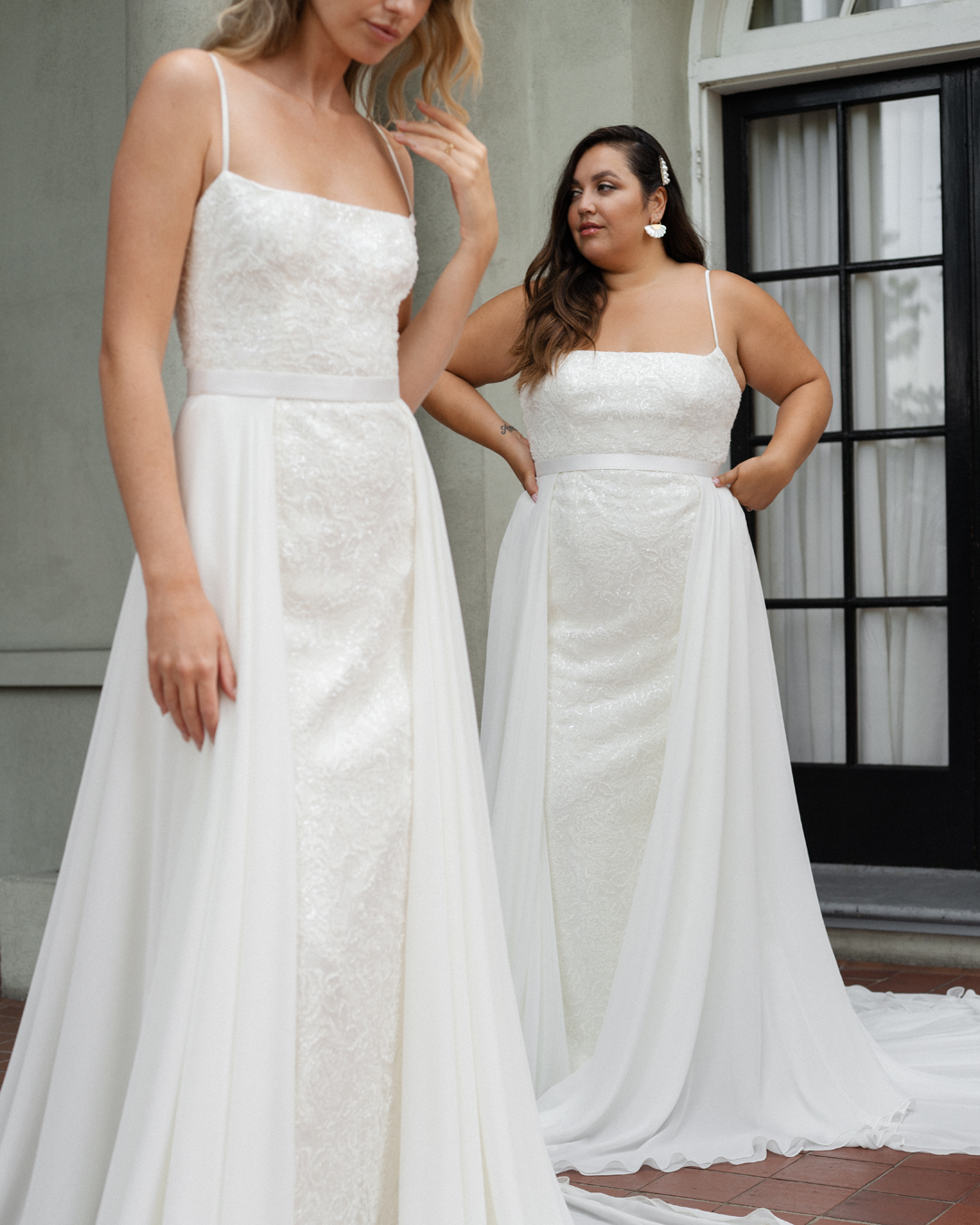 2022 bridal collections from Laudae, Aesling and Truvelle showcase chic silhouettes & size inclusivity | Bridal Gown Design Feature on Brontë Bride