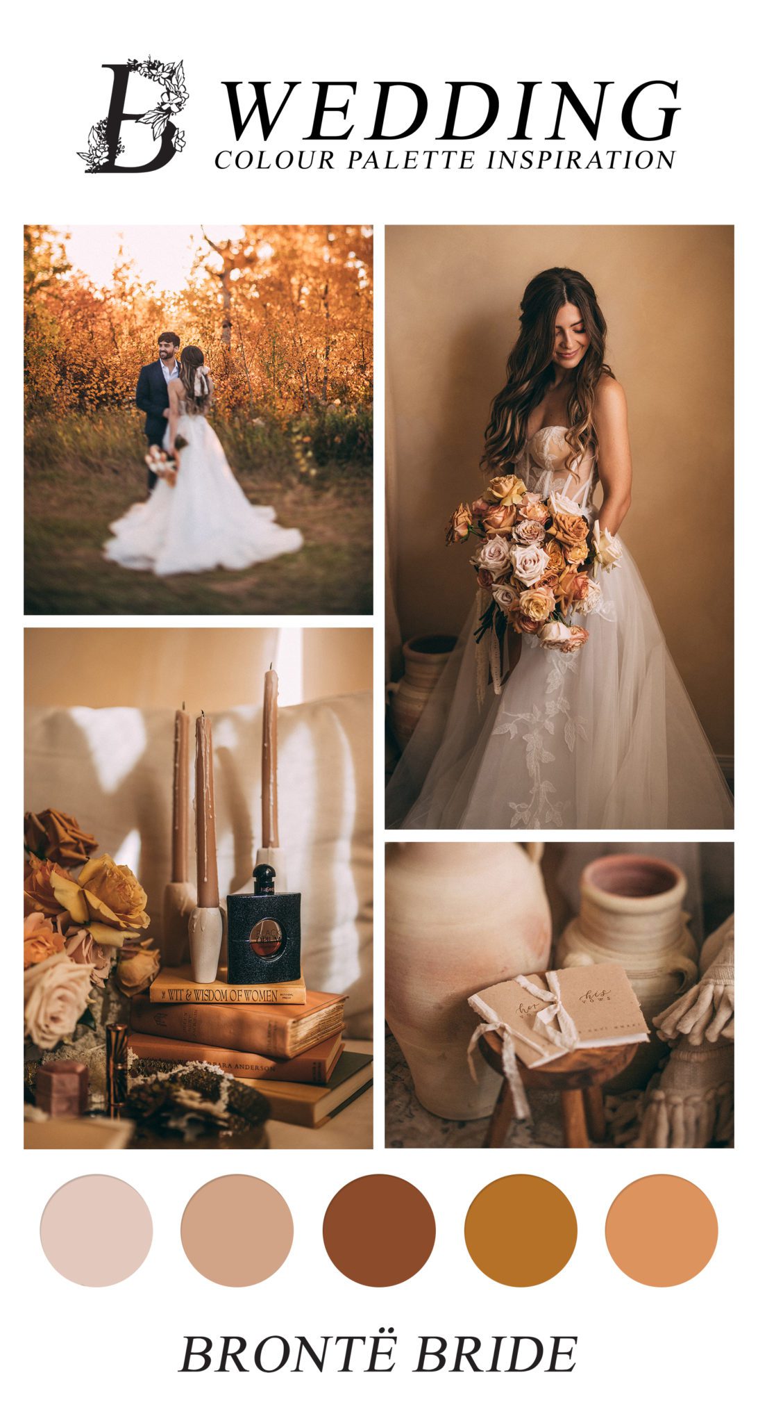 Boho Wedding Colour Palette Inspiration | Brontë Bride Blog