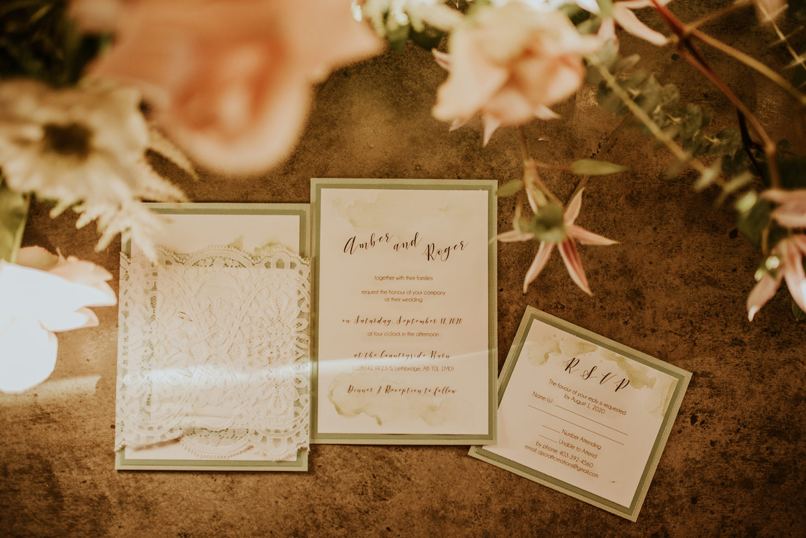 Wedding invitations and stationery for a western wedding