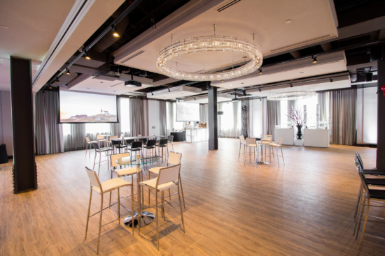 Large downtown Calgary wedding venue with an industrial feel.