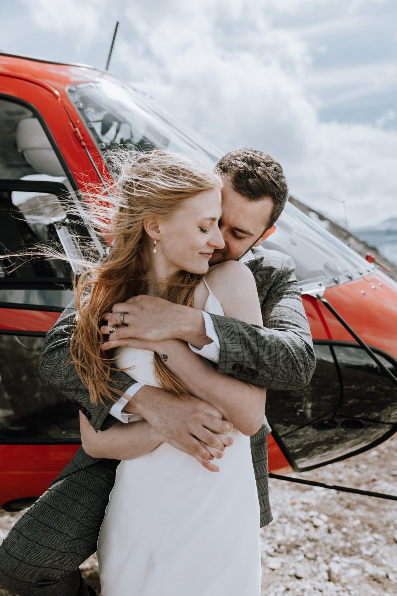 This Nordegg Helicopter Elopement in the Mountains Makes Our Hearts Soar Featured by Brontë Bride