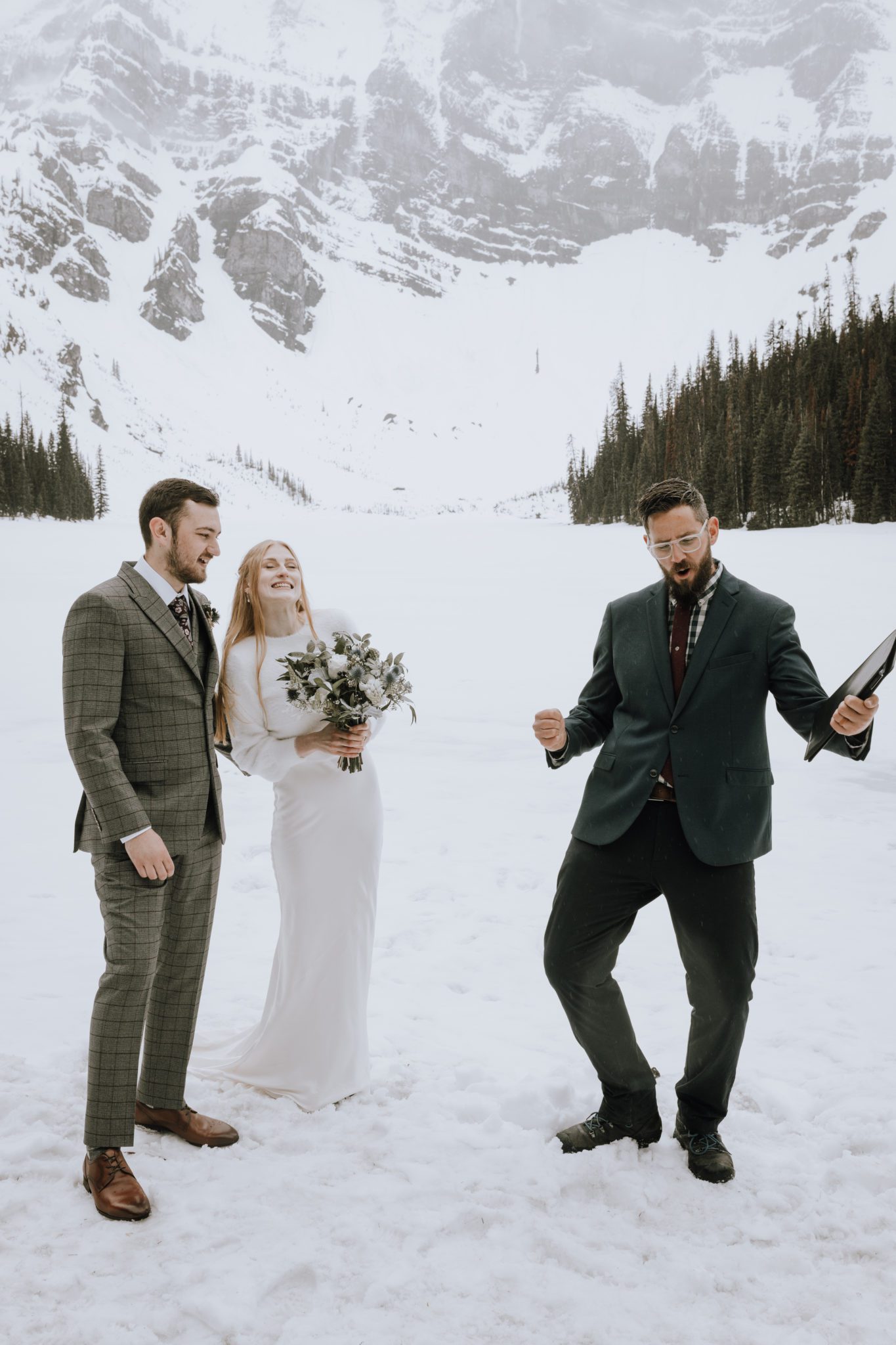 This Nordegg Helicopter Elopement in the Mountains Makes Our Hearts Soar