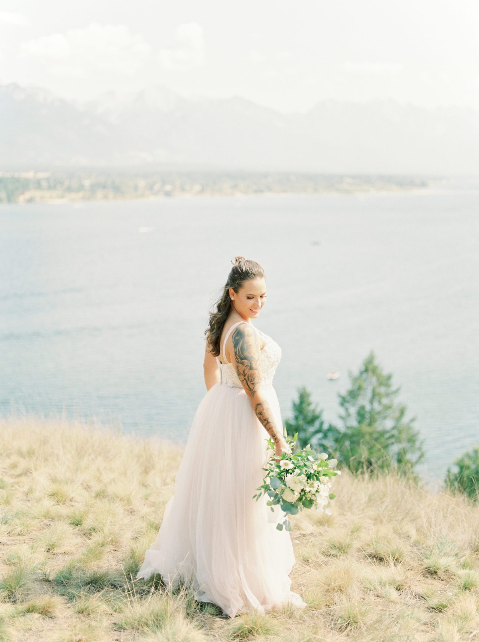 Lake Invermere summer wedding with stunning views