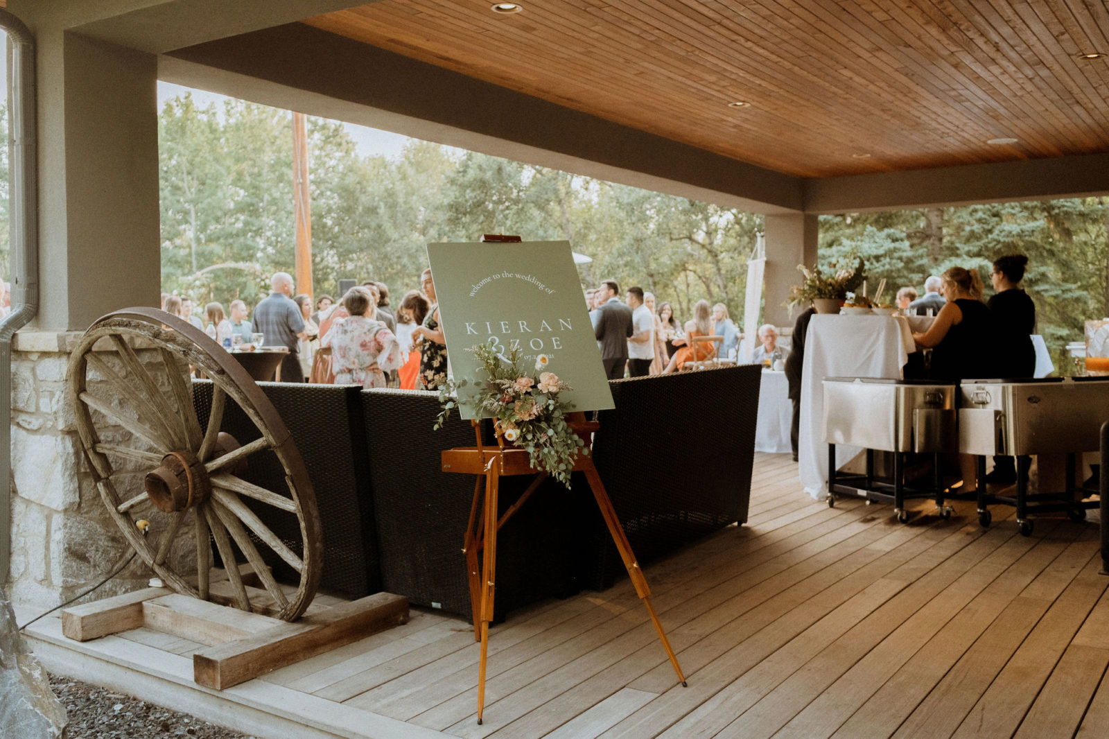 Outdoor summer wedding in Calgary, Cottage core wedding inspiration