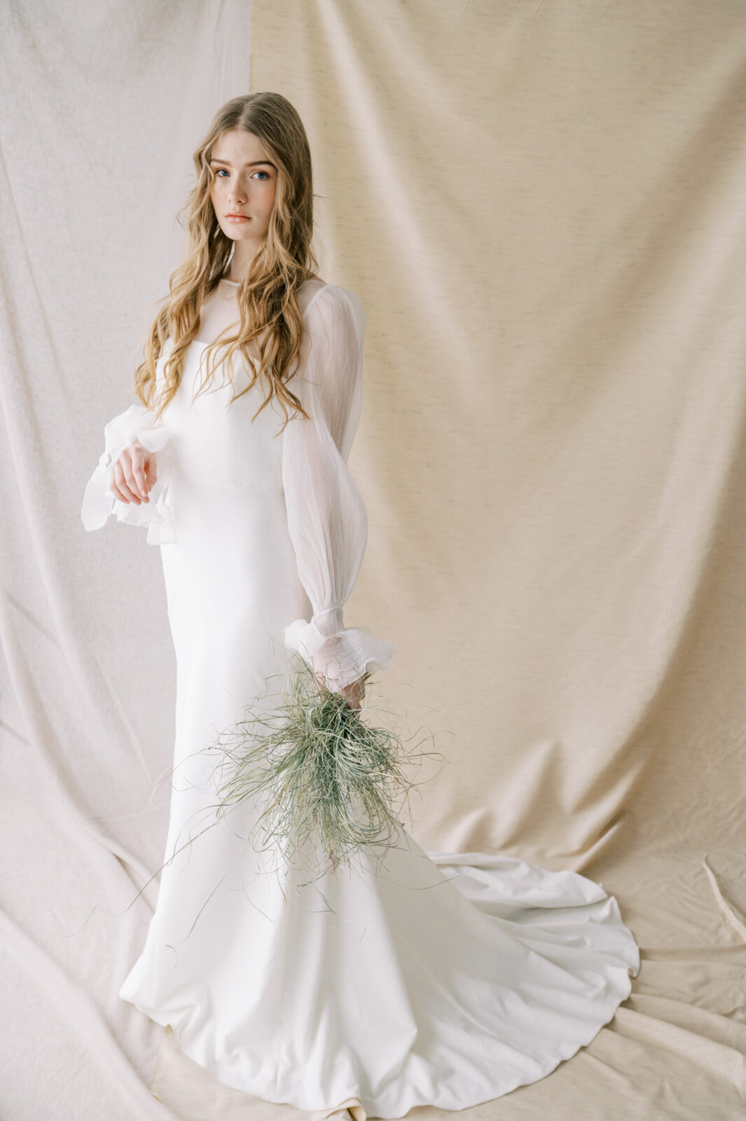 A New Wave of "Boho" Bridal is here, emphasizing Texture, Earth Tones, & Natural Minimalism | featured on Brontë Bride