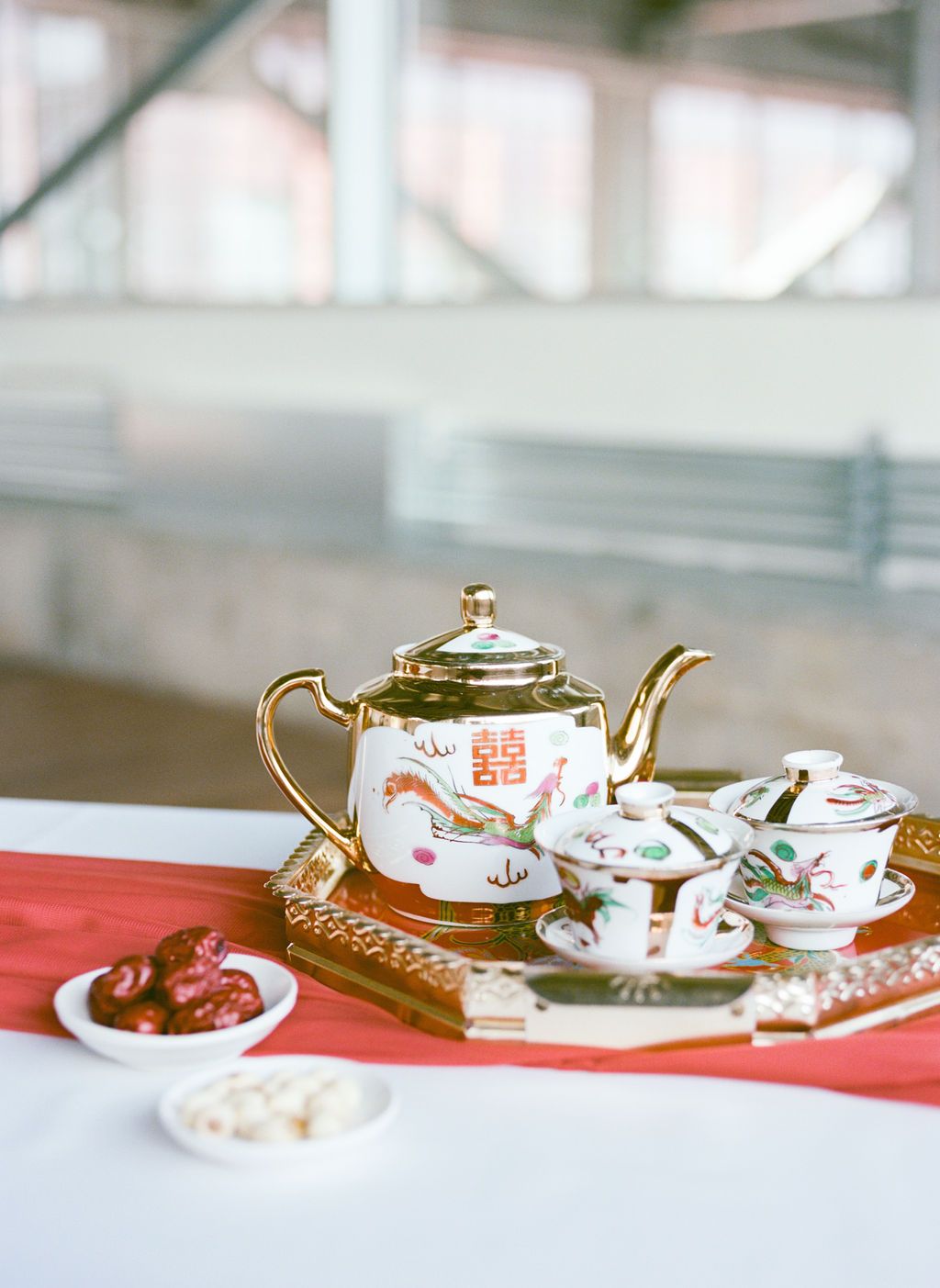 Traditional Asian Wedding Inspiration with traditional tea ceremony