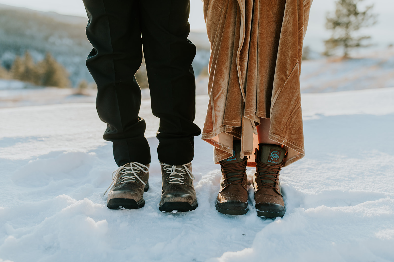 Romantic Chills and Fireside Thrills in This Spruce & Pine Winter BC Elopement | Brontë Bride Blog