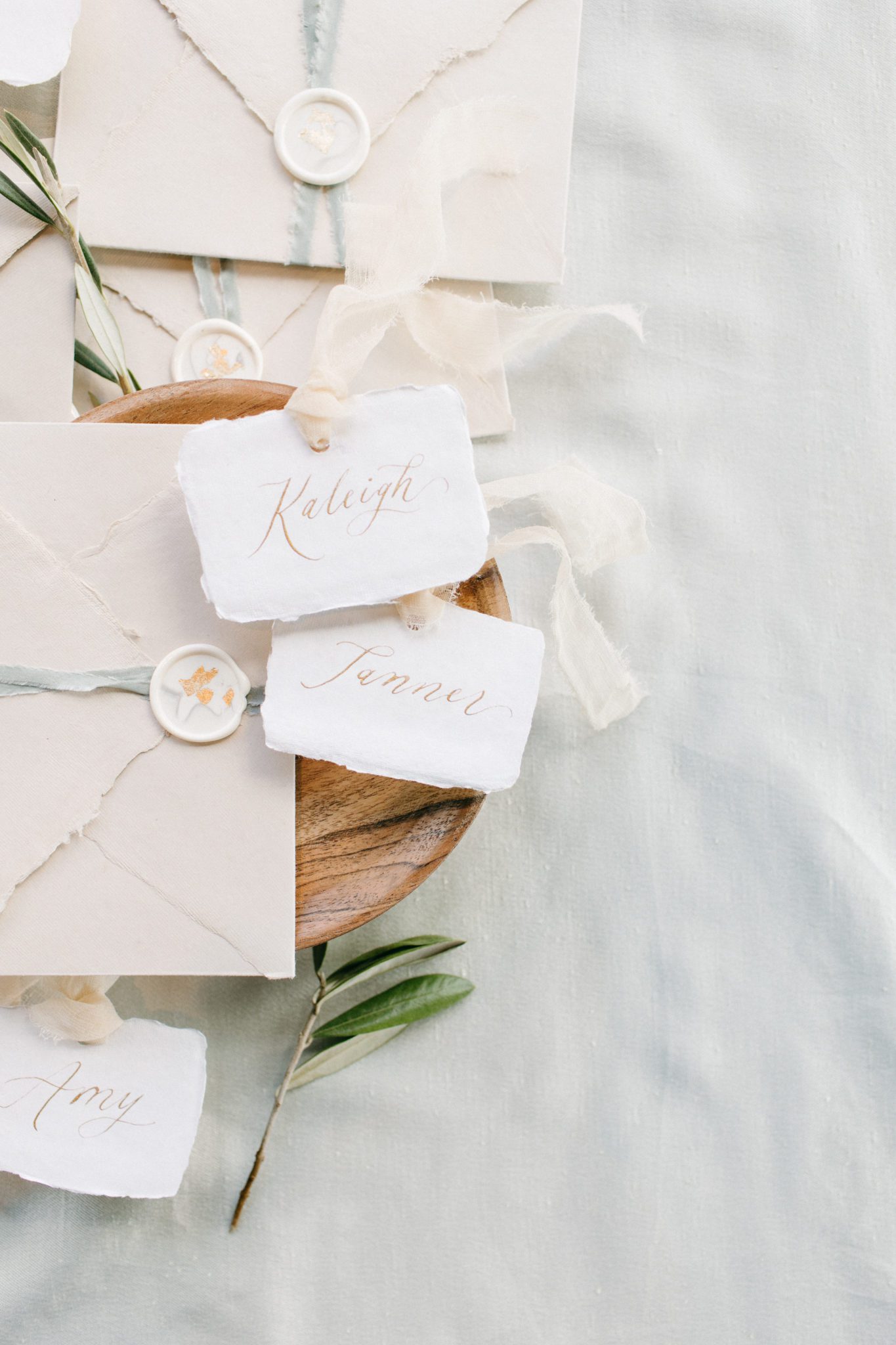 Outdoor Canmore wedding with classic chic stationery.